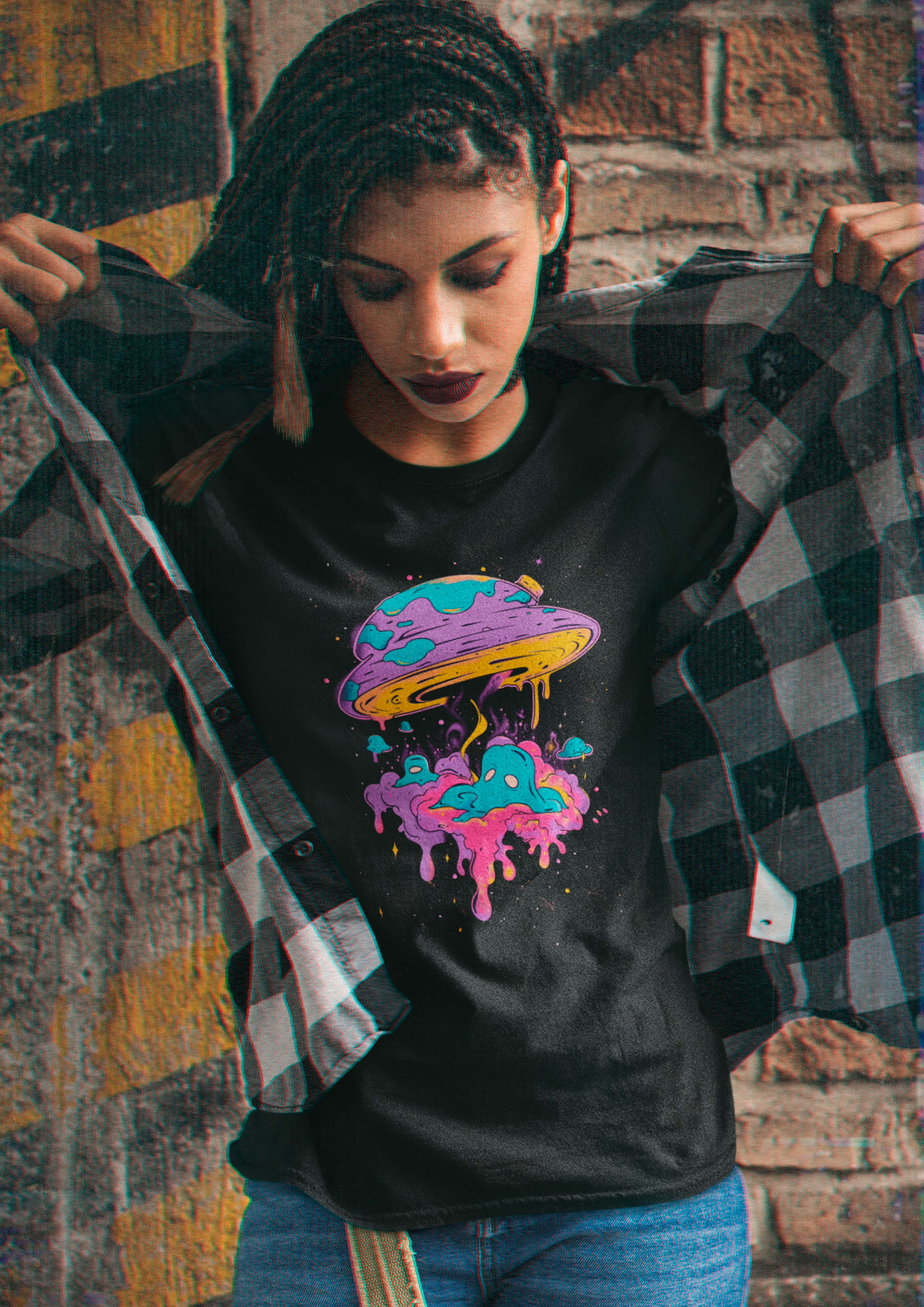 Camiseta style nave espacial estelar 