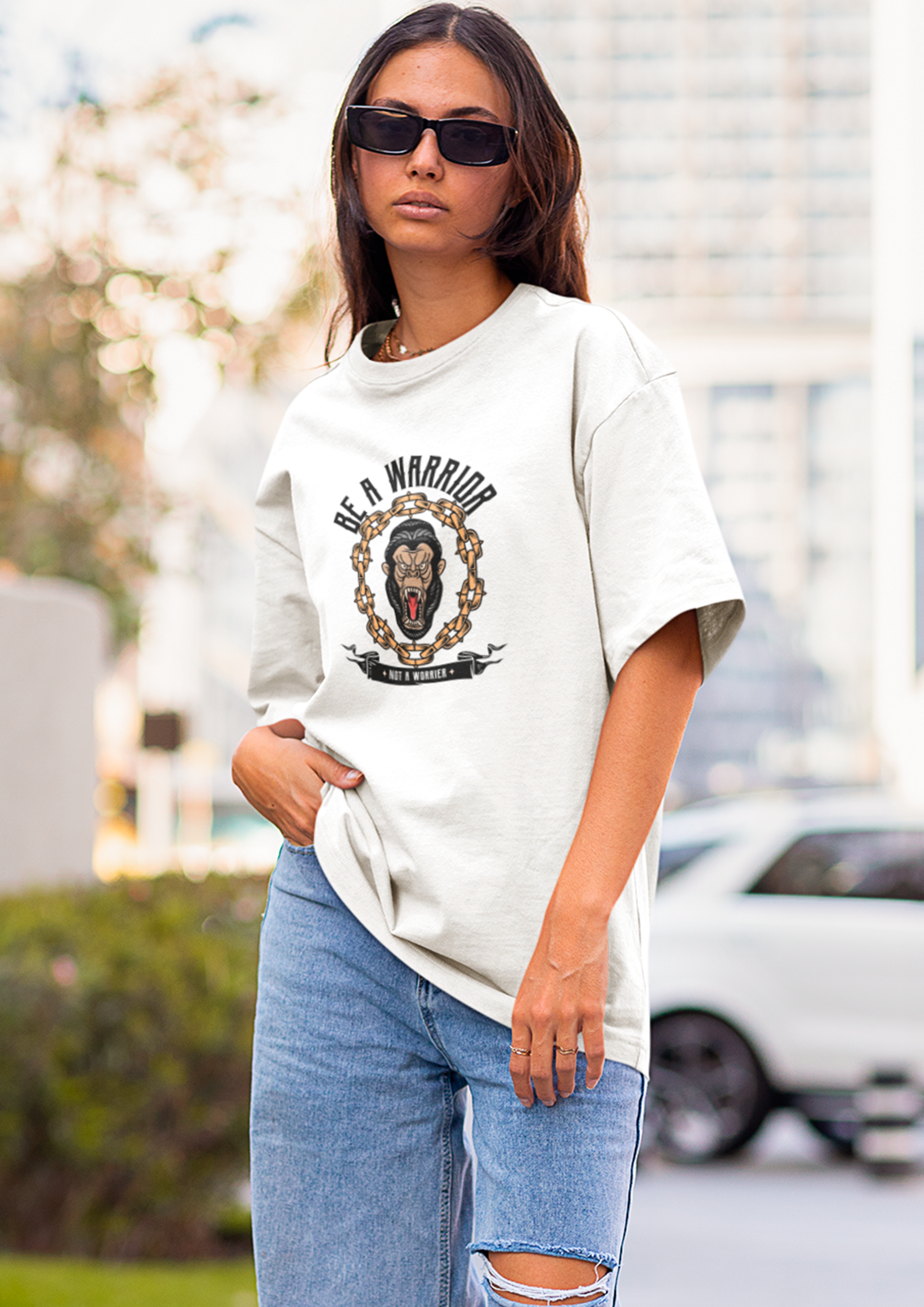 Nome do produto: Camiseta Warrior Branca  