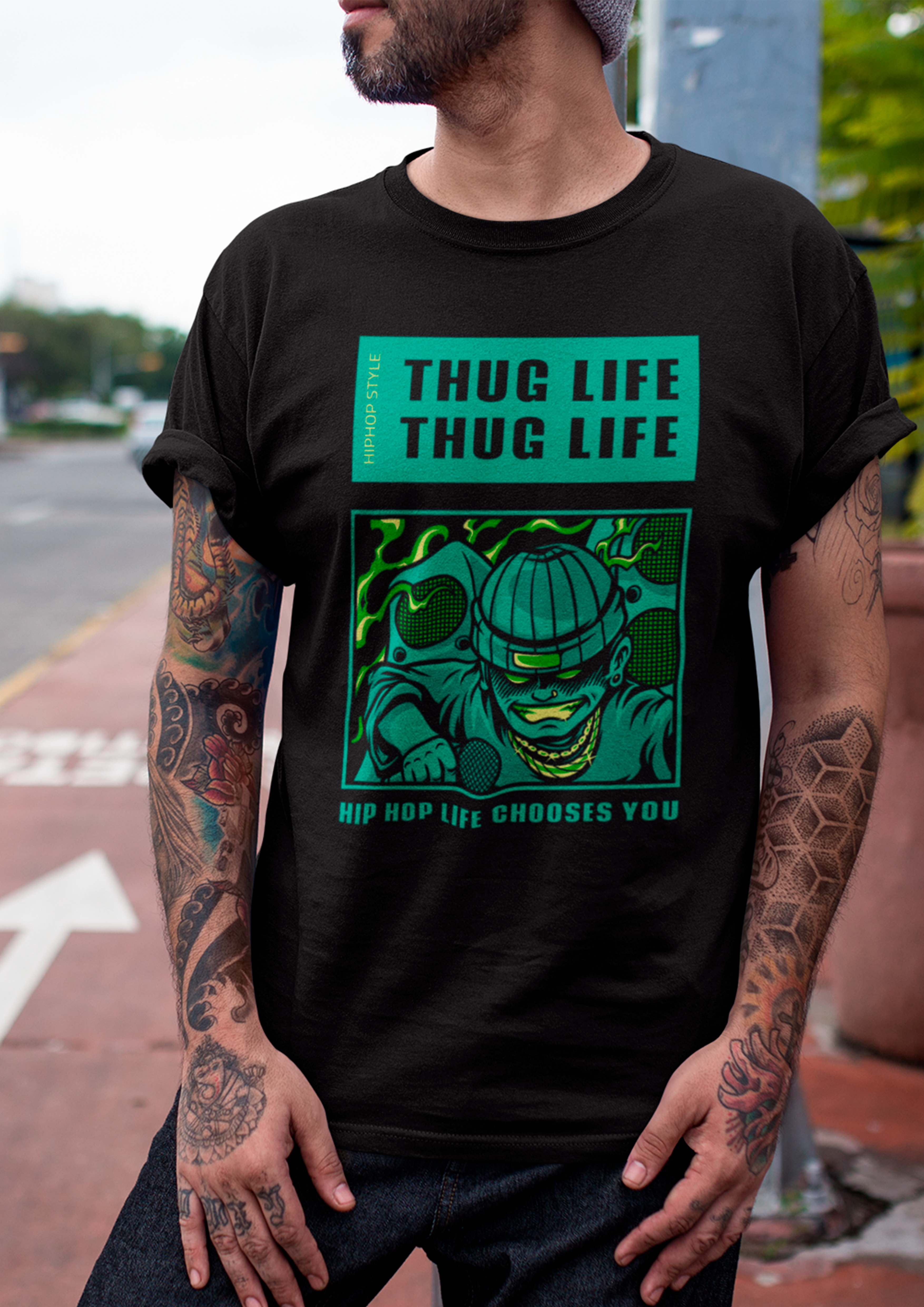 Camiseta Thug Life 