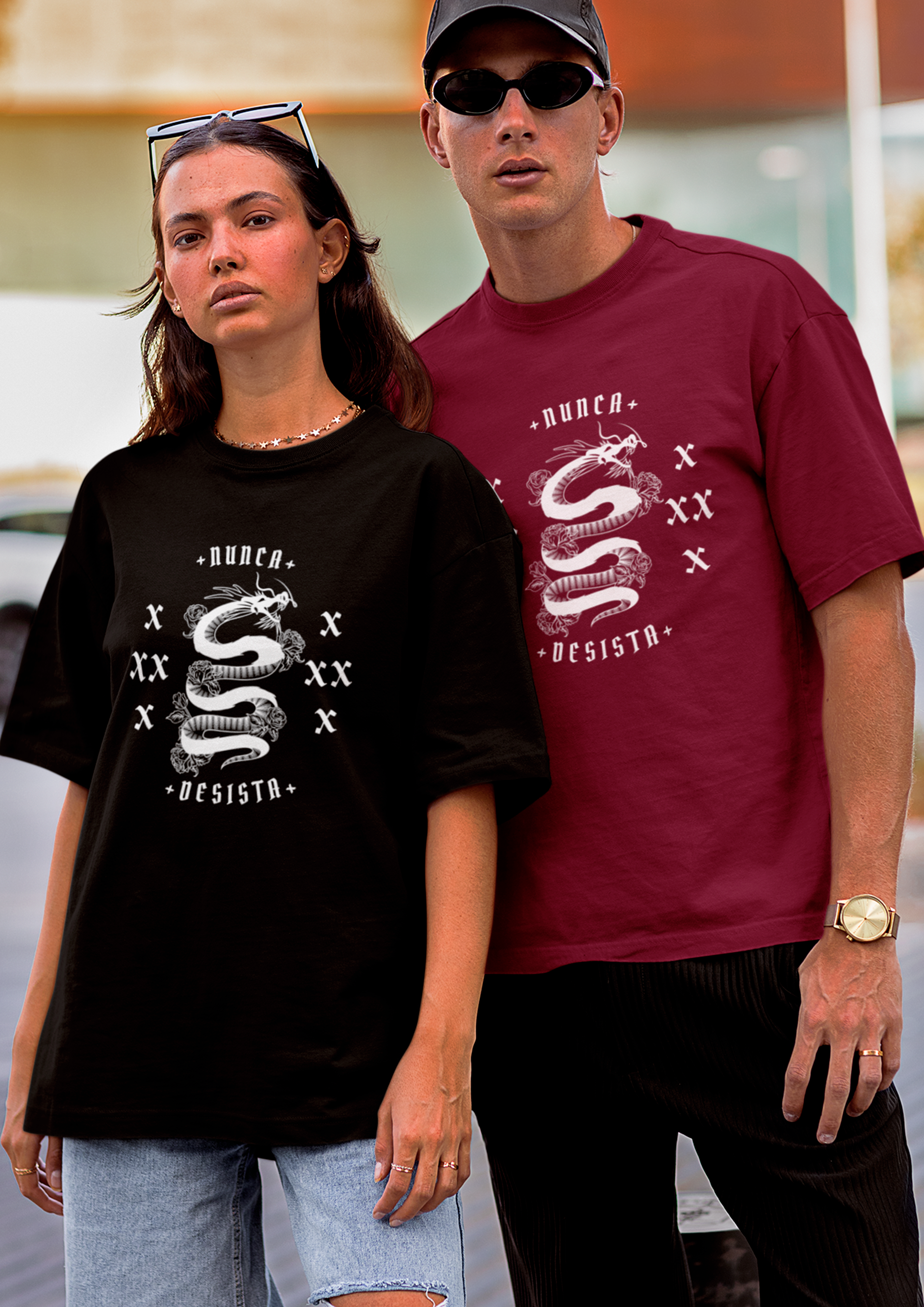 Nome do produto: Camiseta Nunca Desista 