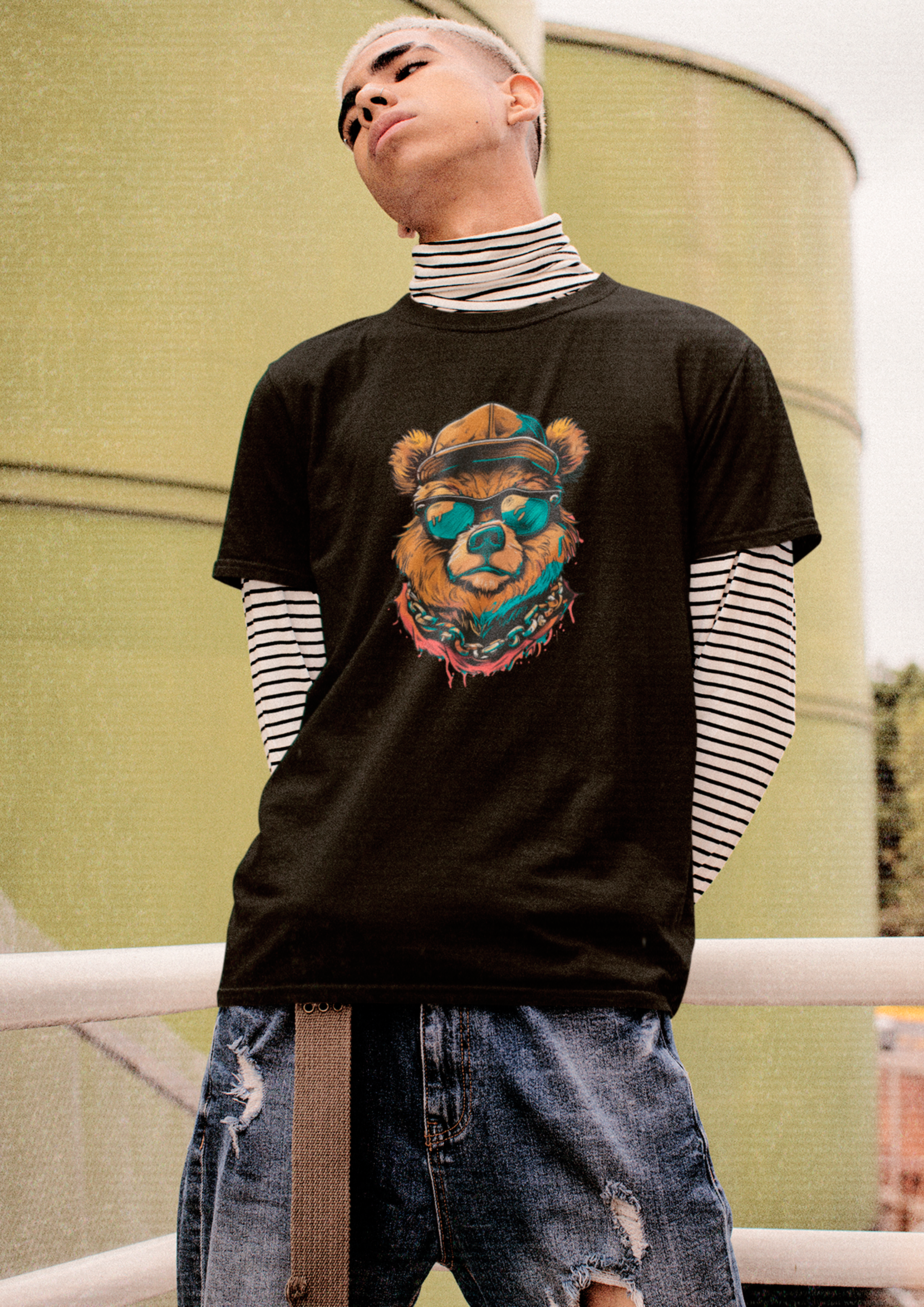 Nome do produto: Camiseta style urso hip hop