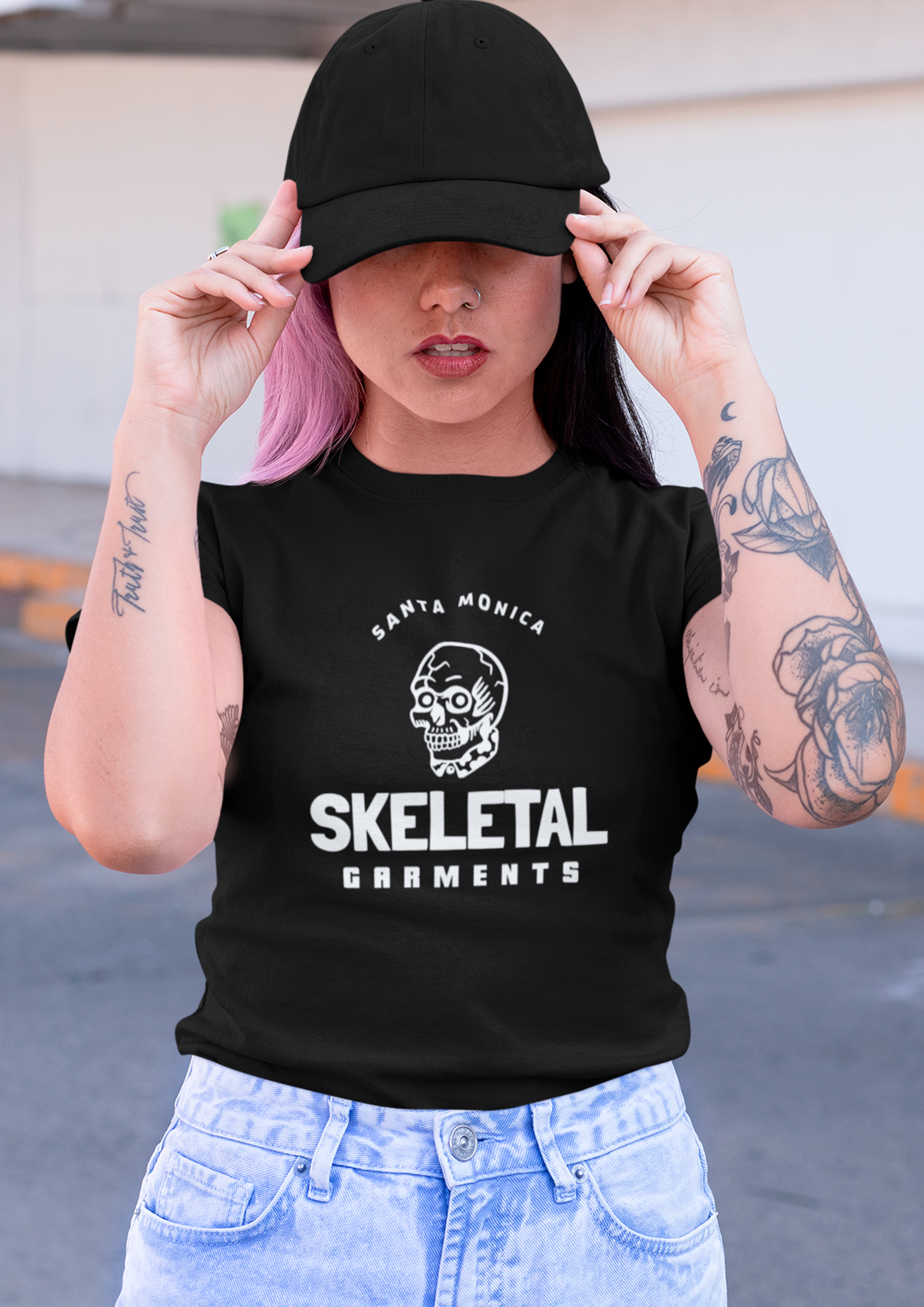 Camiseta Skeletal Preto 