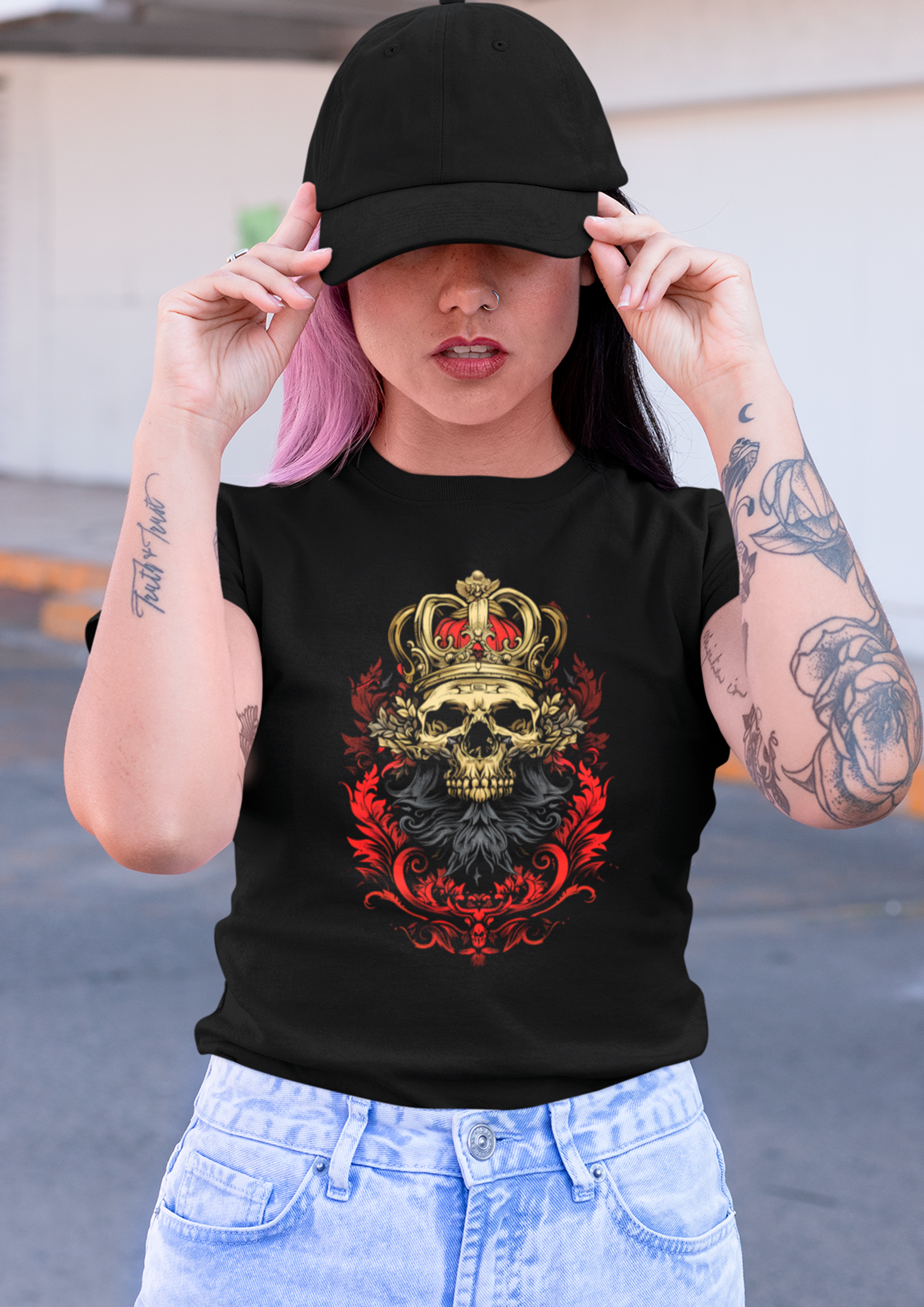 Camiseta Rei Caveira 
