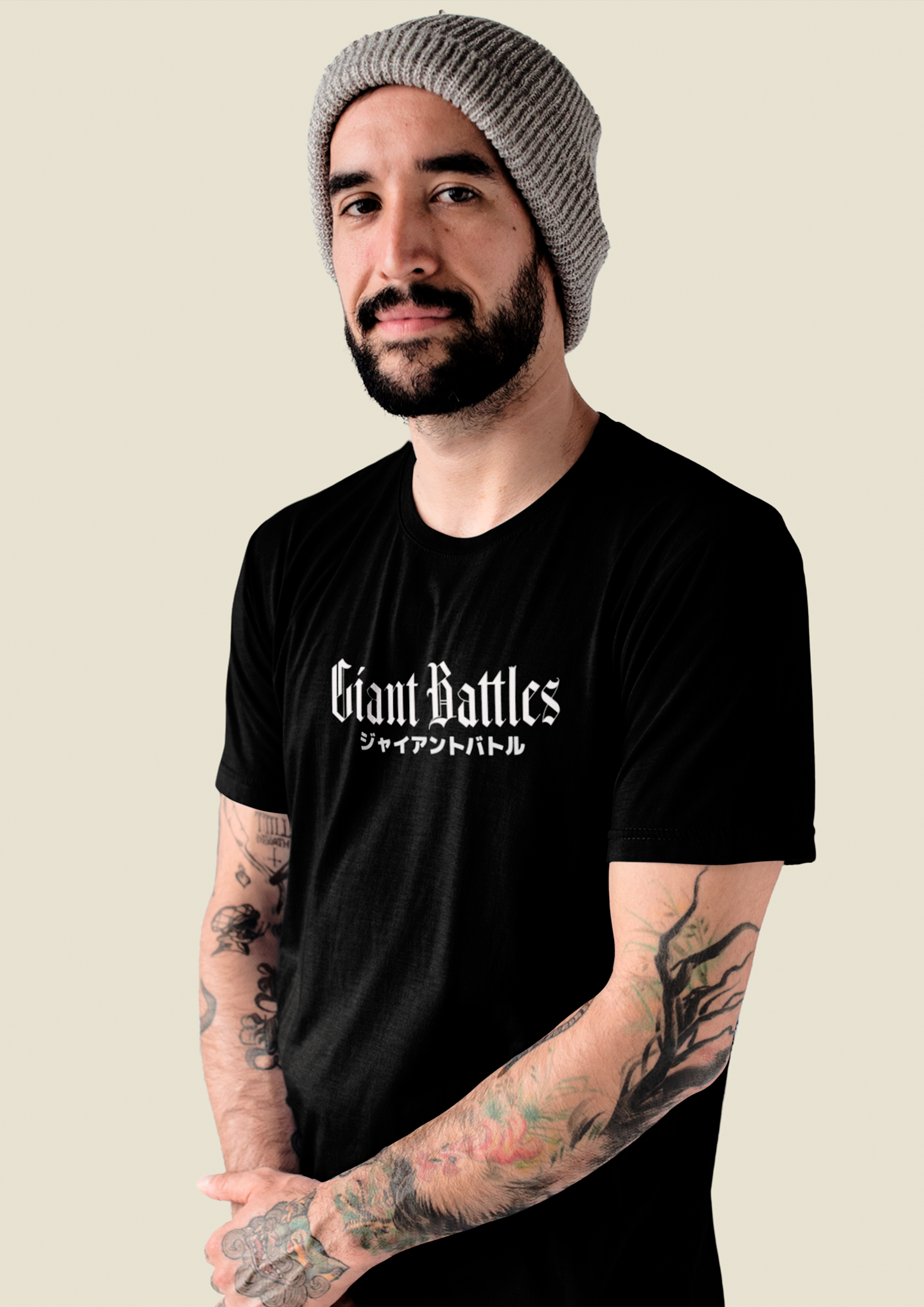 Camiseta Gigante batalha Preta 