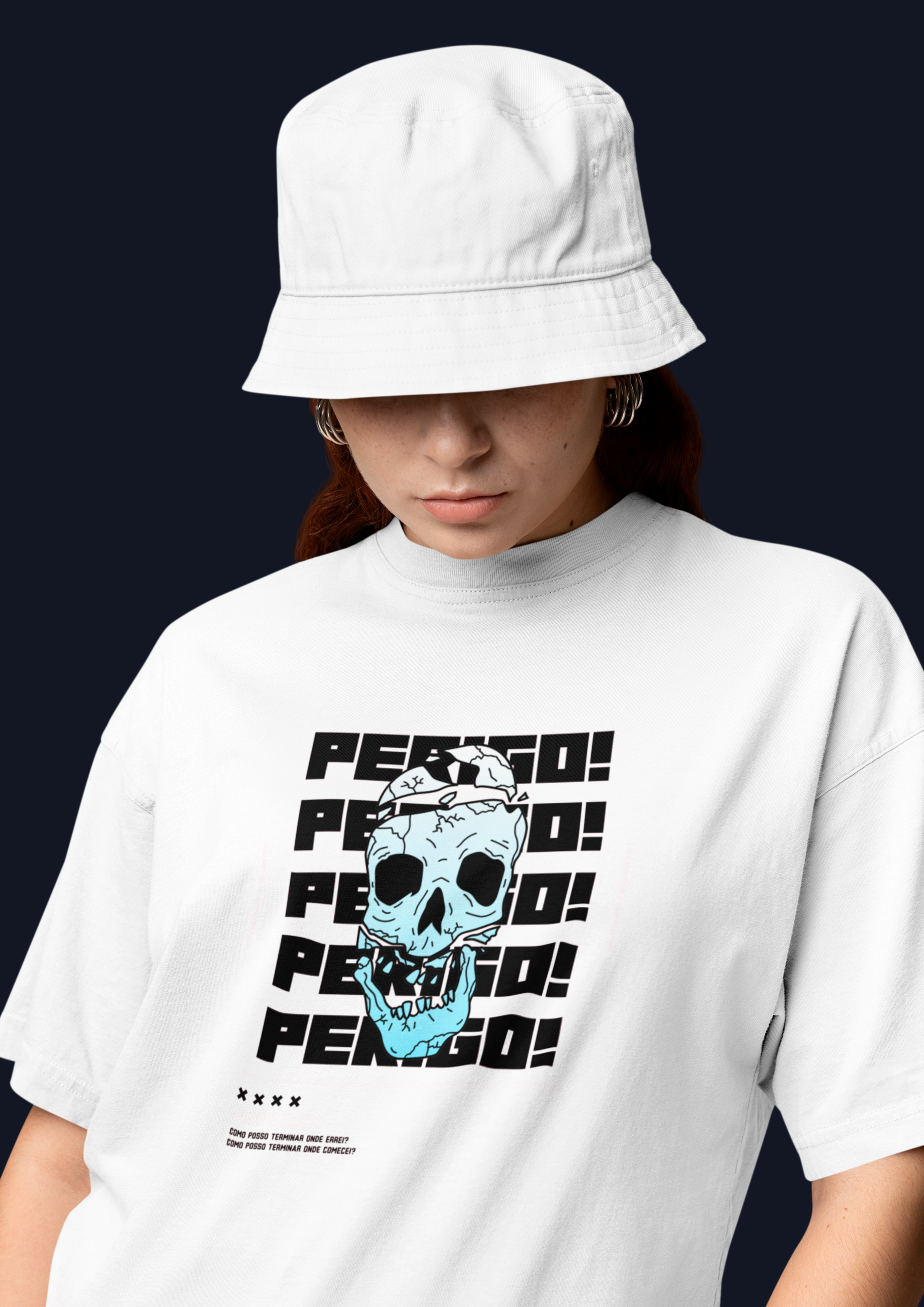 Camiseta Perigo Caveira