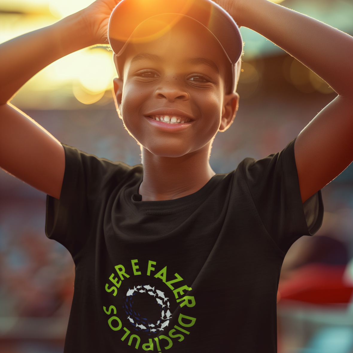 Camiseta Infantil (2 A 8) Ser e Fazer Discípulos