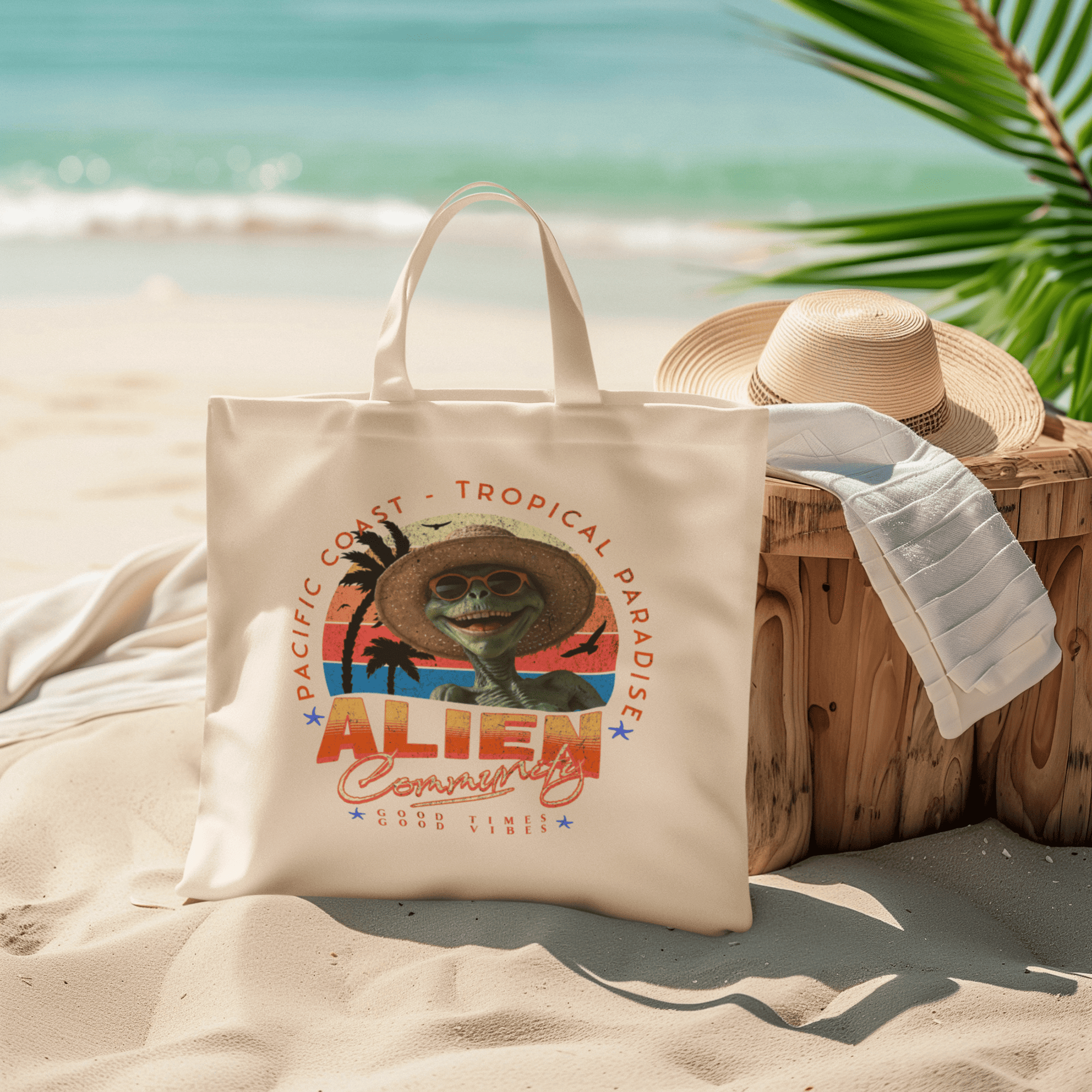 Ecobag Alien - Tropical Paradise