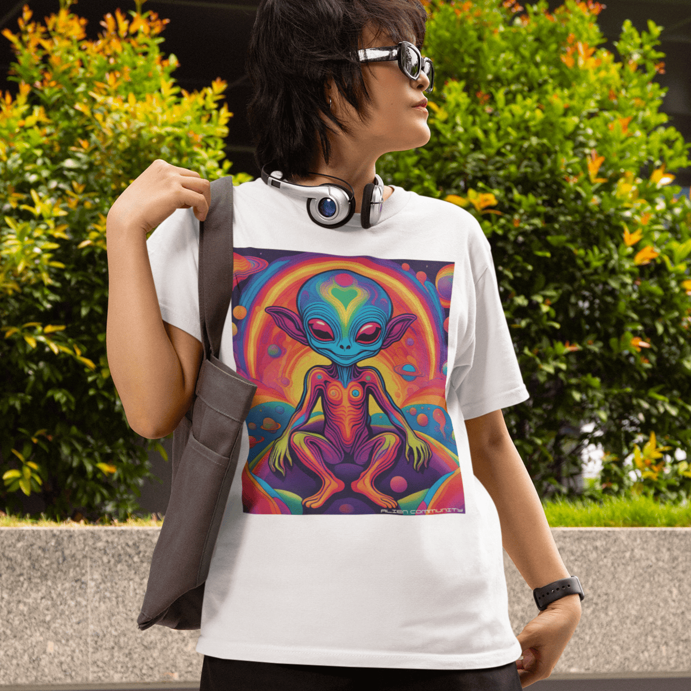 Camisa Alien Psicodélico