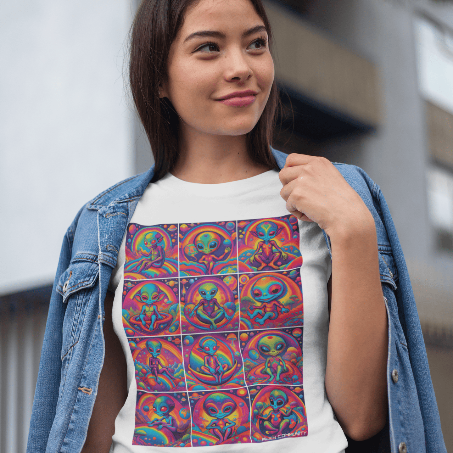 Camisa Aliens Pisicodélicos 
