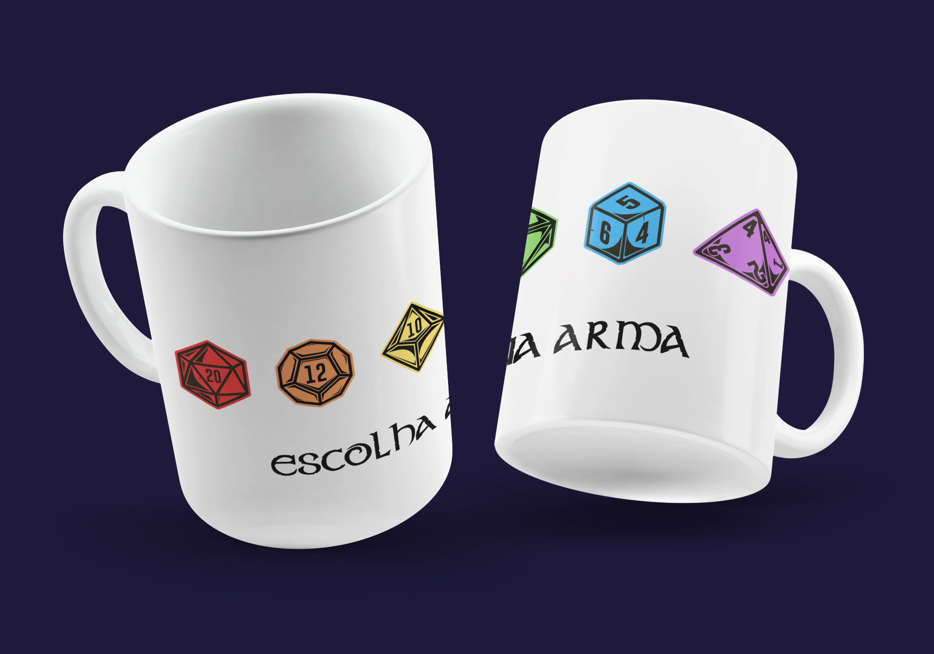 Caneca Escolha a sua Arma