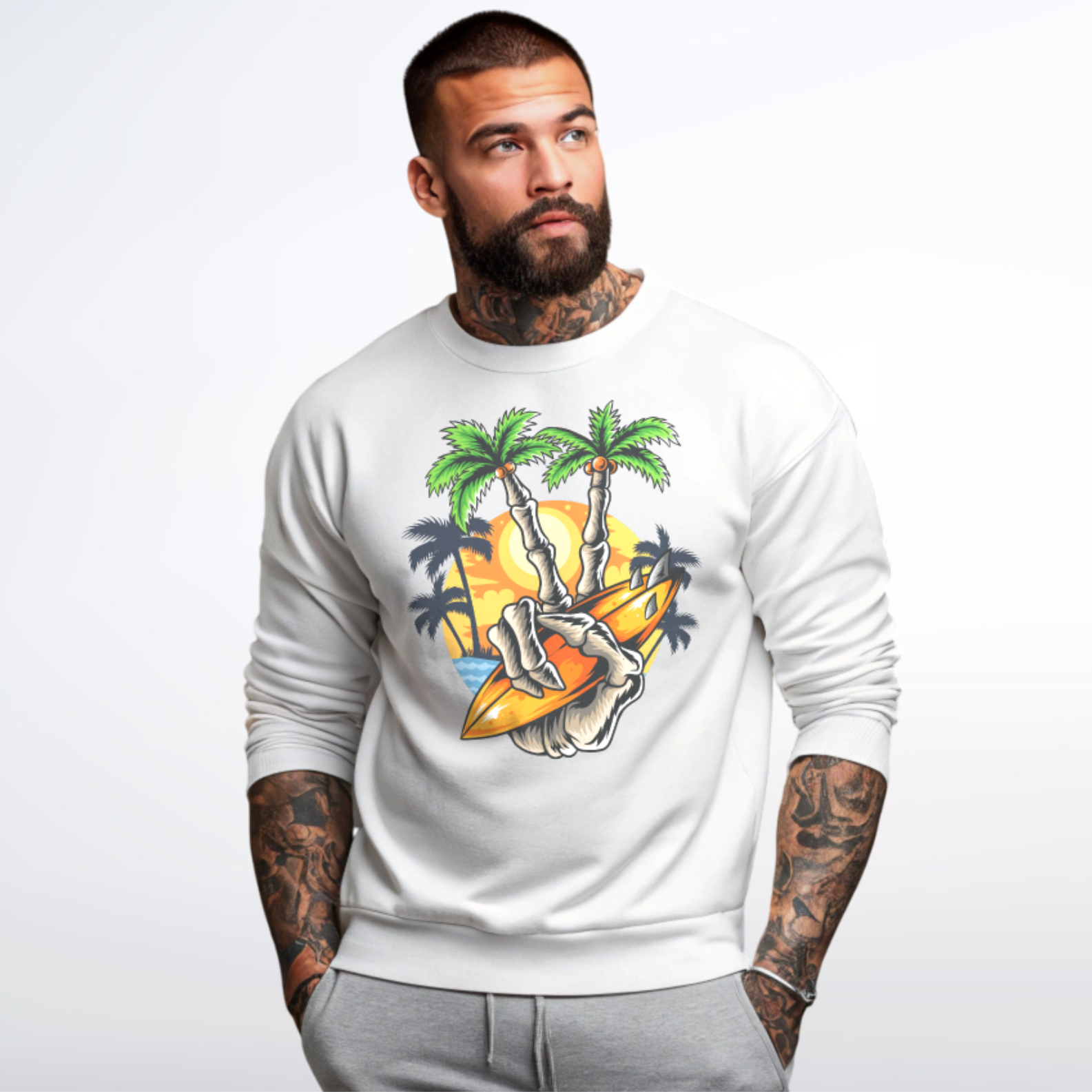 Moletom Blusão Praia Surf 