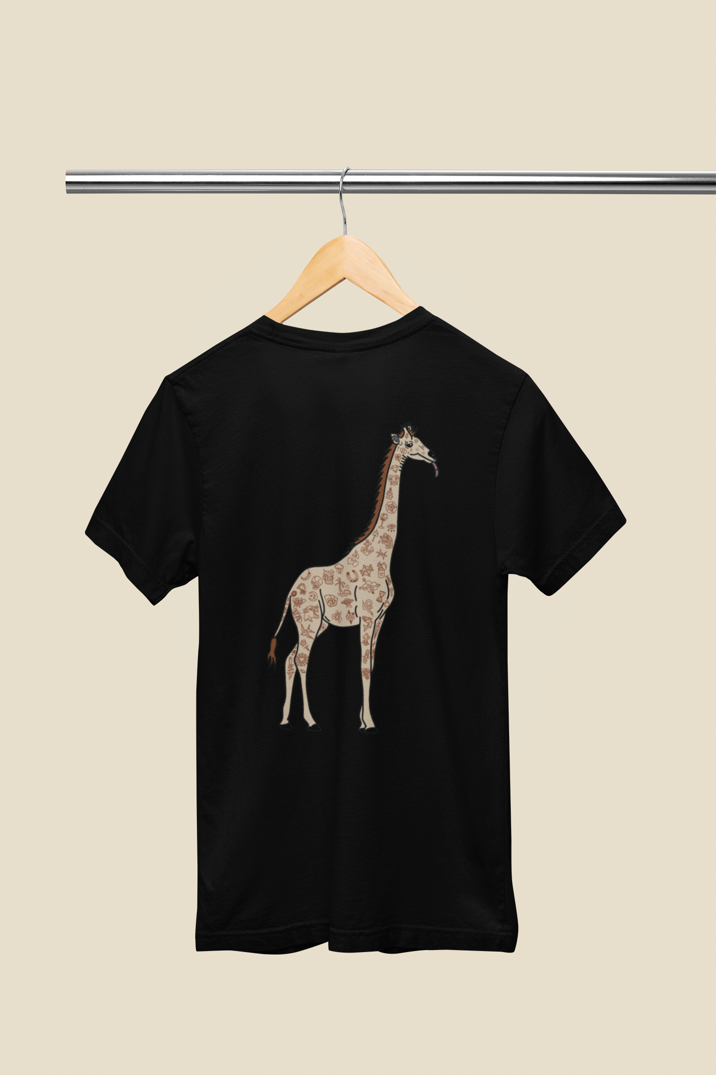 Old School Giraffe - Camiseta