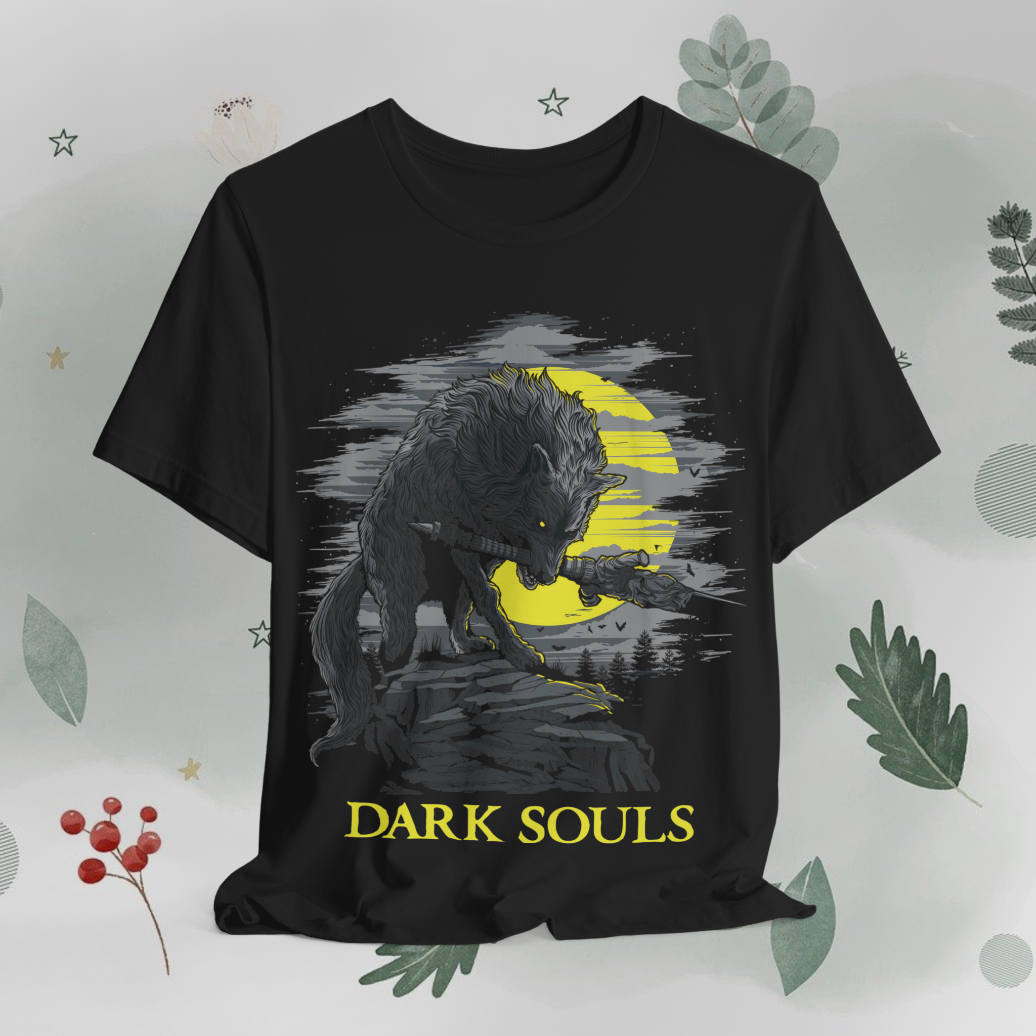 Nome do produto: Camiseta Dark Souls, Sif The Great Grey Wolf