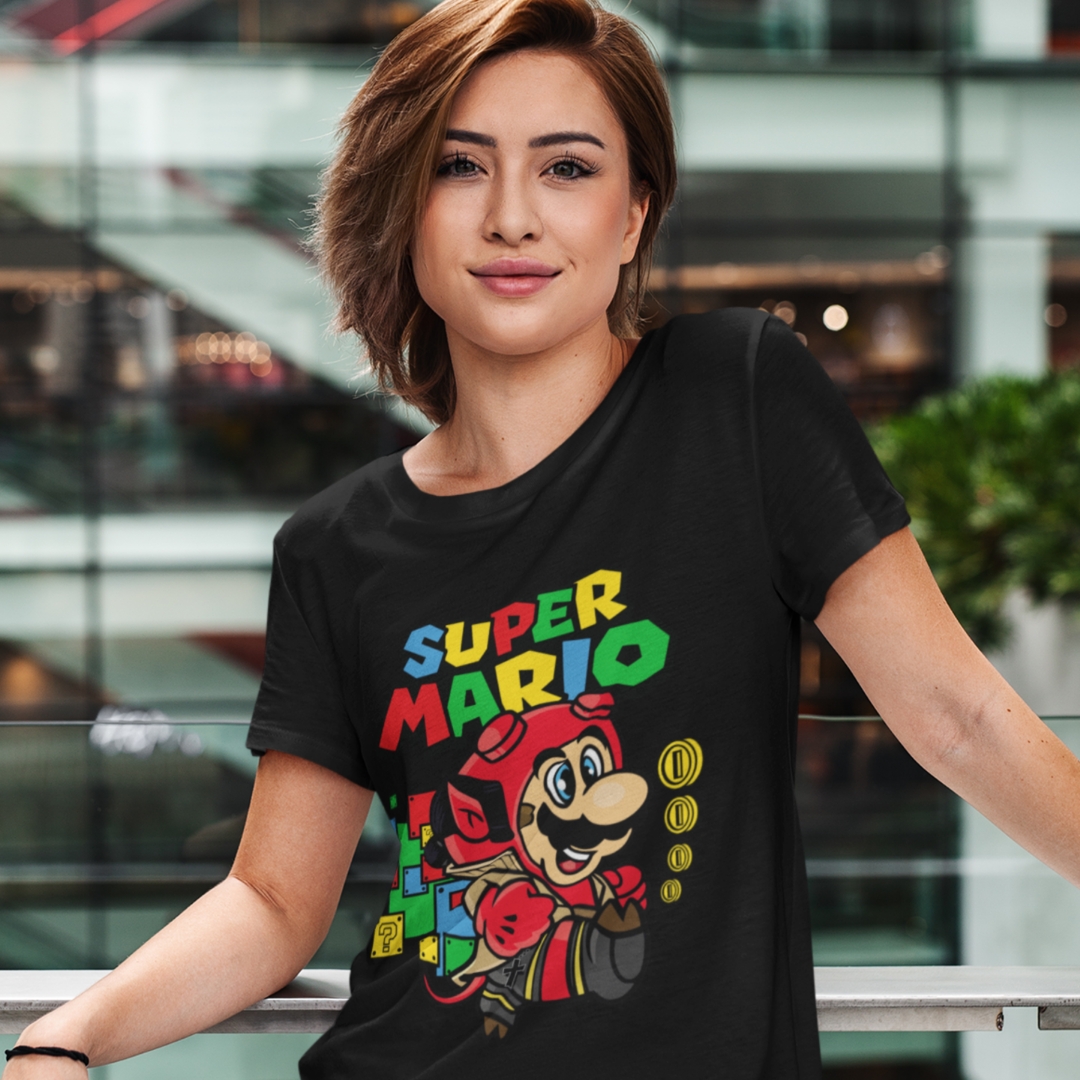 Camisa Super Mário/HellBoy (Ref.: 0028)