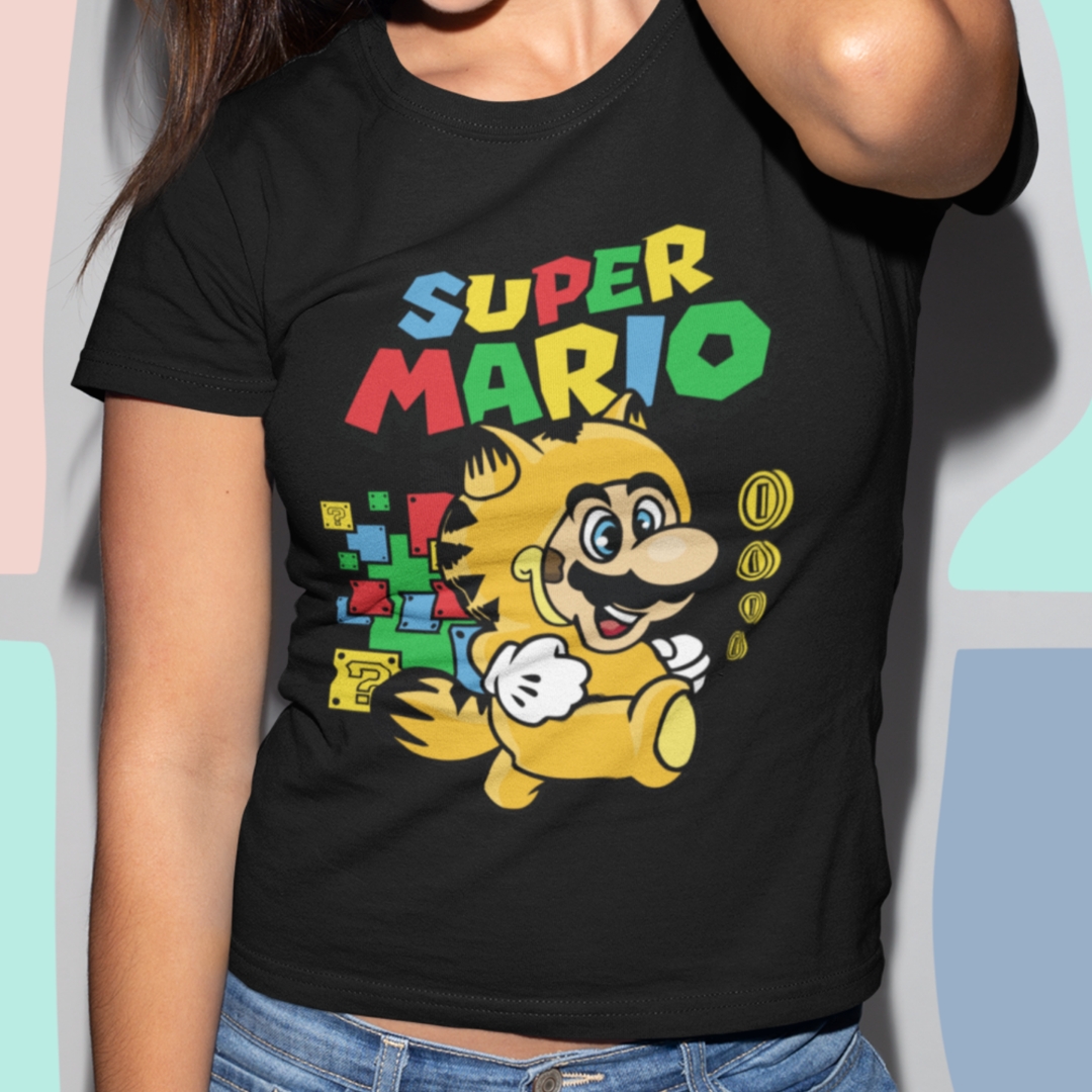 Camisa Super Mário/Garfield (Ref.: 0013)