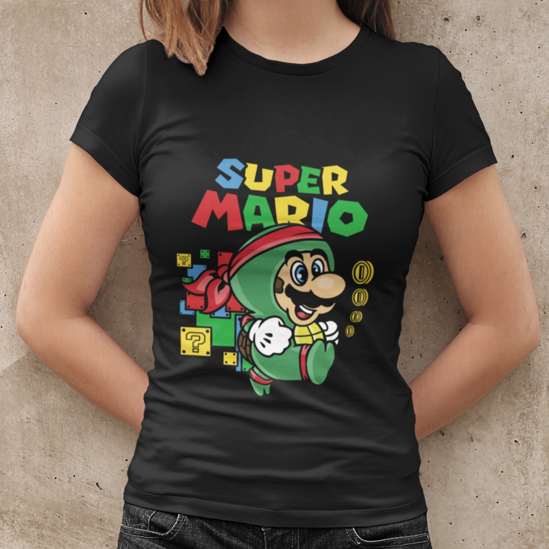 Camisa Super Mário/Tartarugas Ninjas (Ref.: 0022)