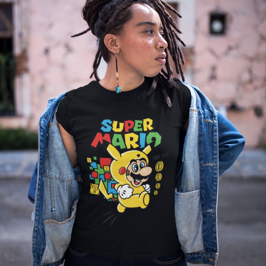 Camisa Super Mário/Pokemon (Ref.: 0025) 