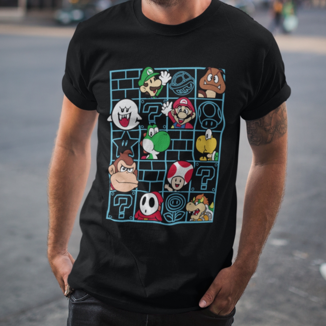 Camisa Super Mário/Donkey Kong (Ref.: 0015)