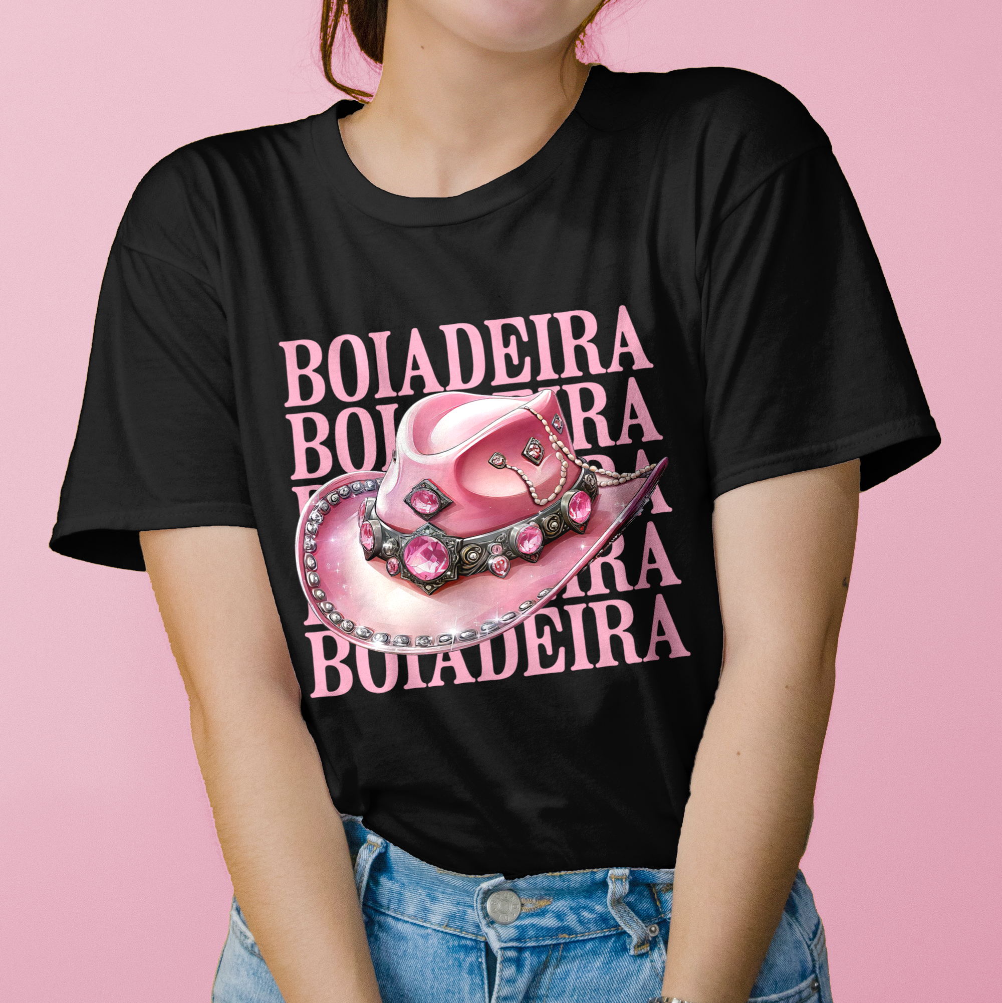 Camisa - Boiadeira Rosa