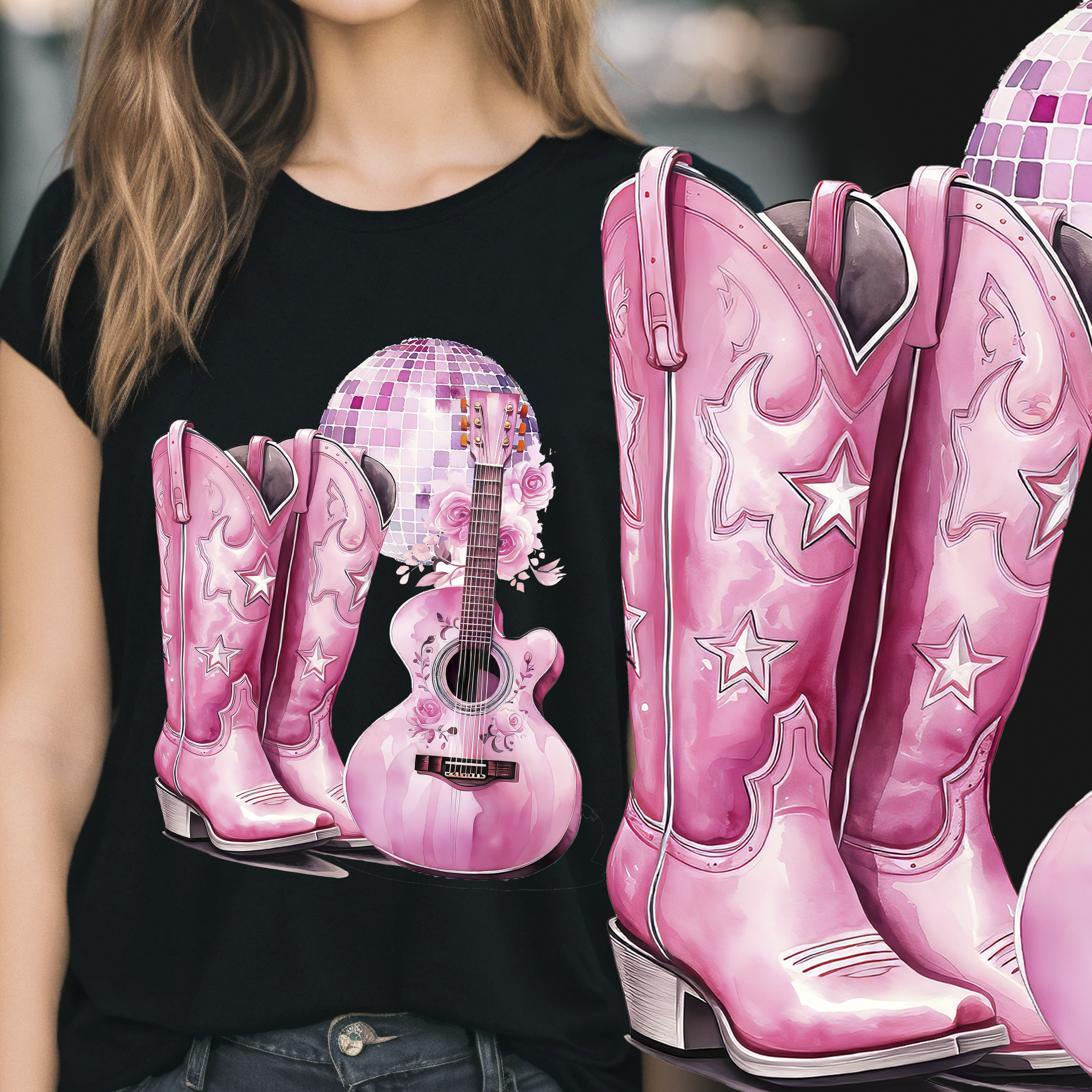 Camisa - Pink Cowgirl