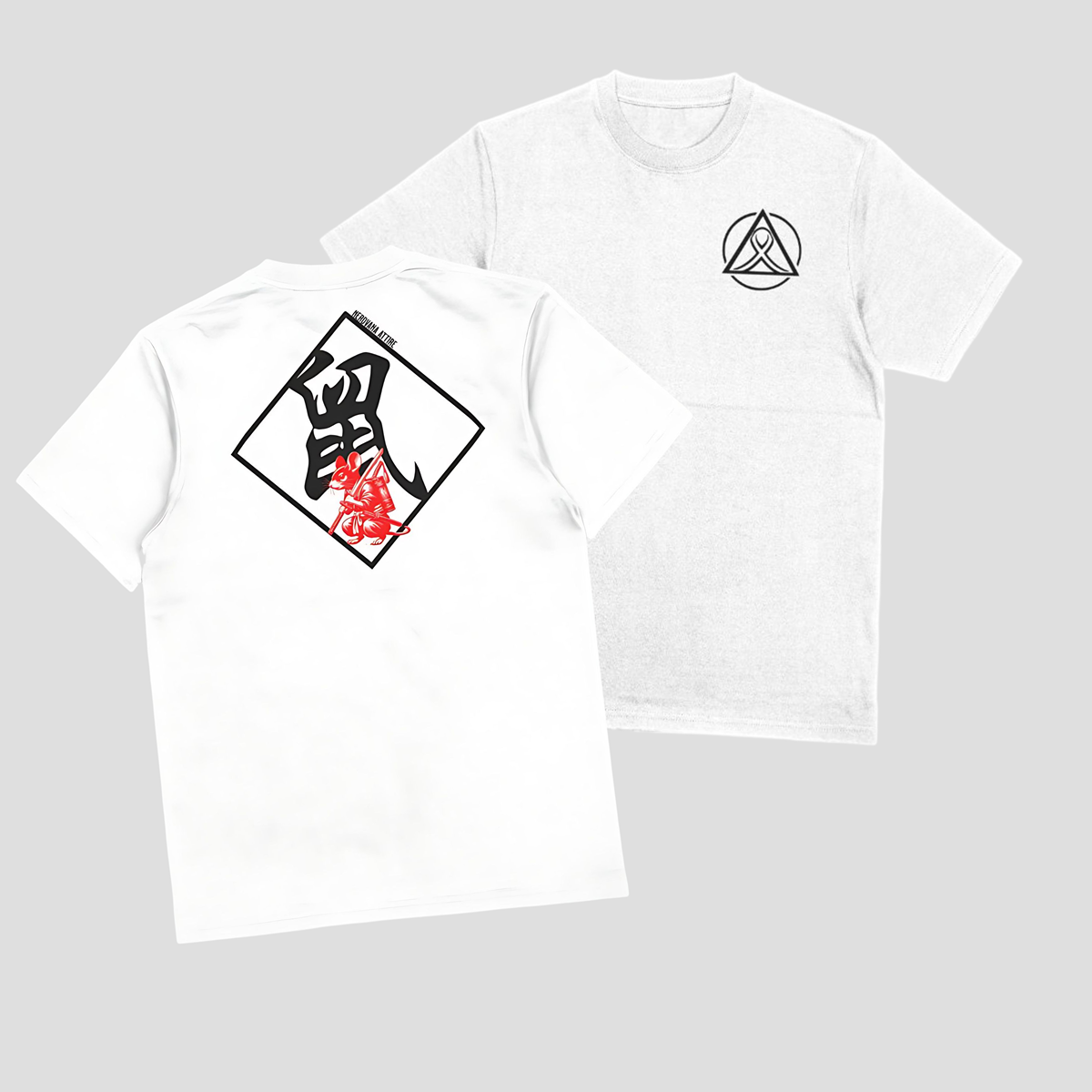 Camiseta Espírito Samurai: O Galo do Zodíaco Chinês