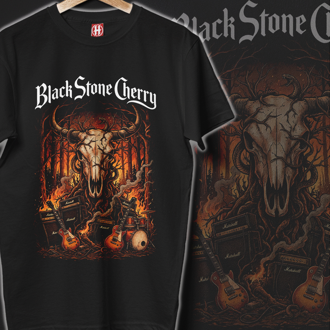 Camiseta Black Stone Cherry | Blazing Roots Concert