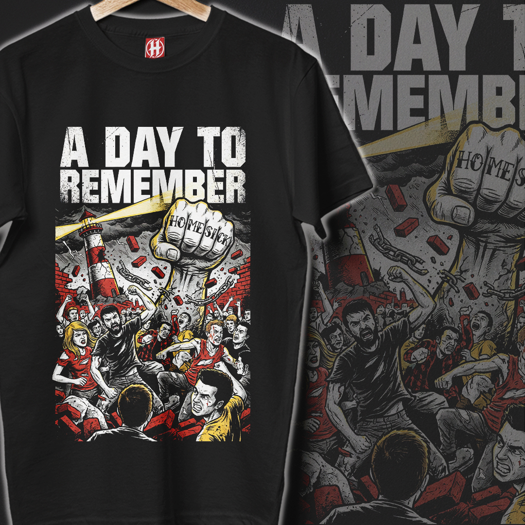 Camiseta A Day To Remember | Homesick