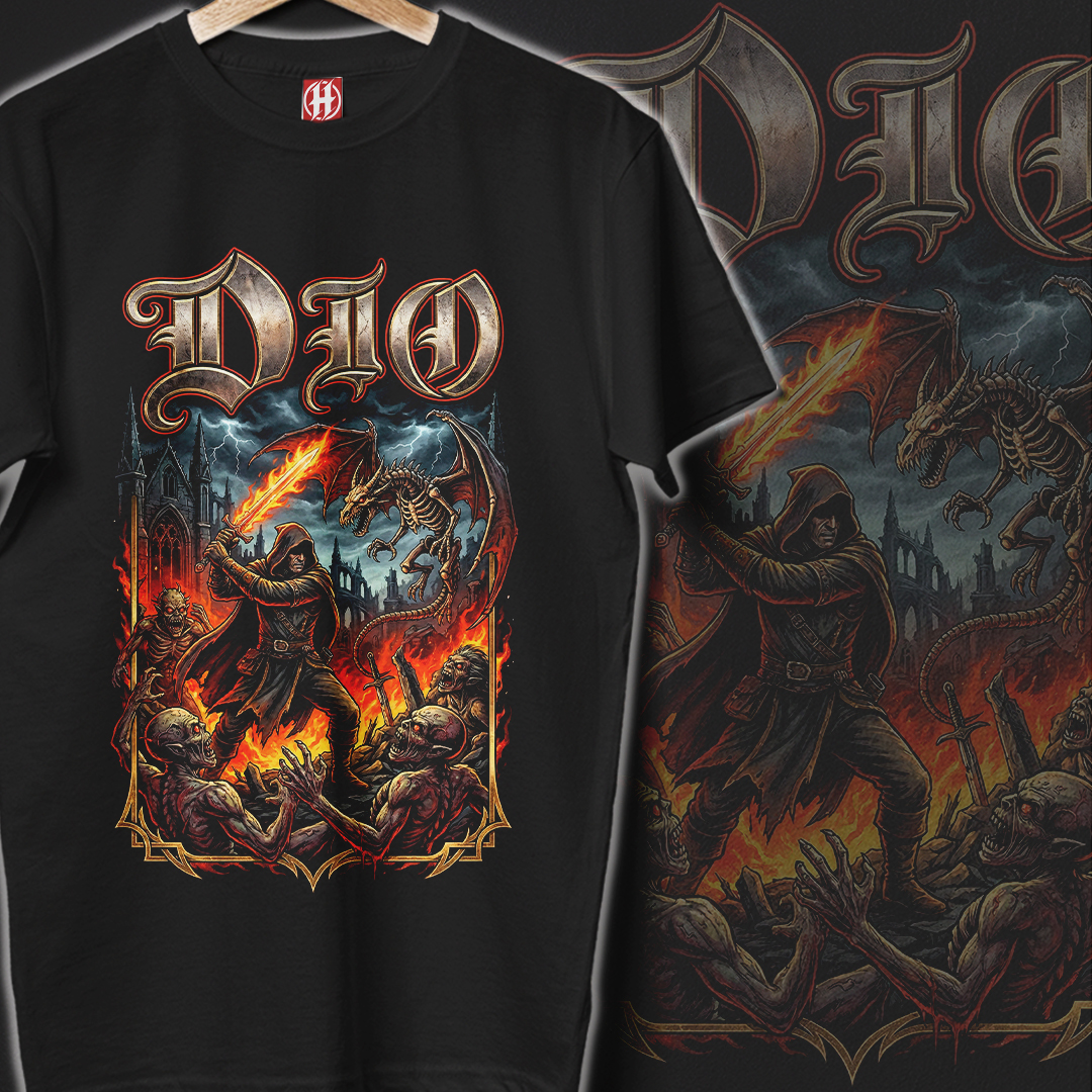 Camiseta Dio | Burning Balde
