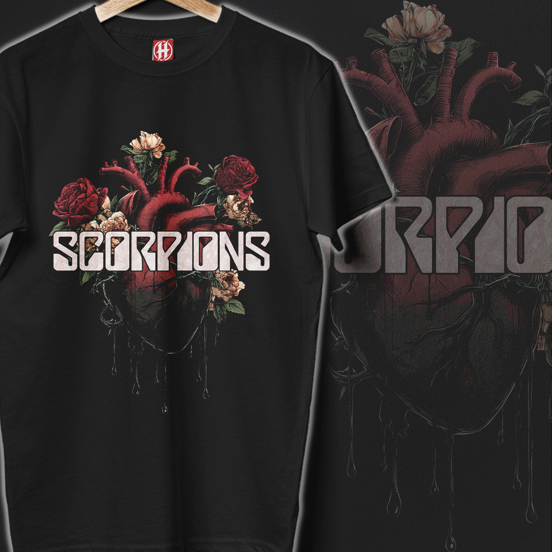 Camiseta Scorpions | Petals and Pain