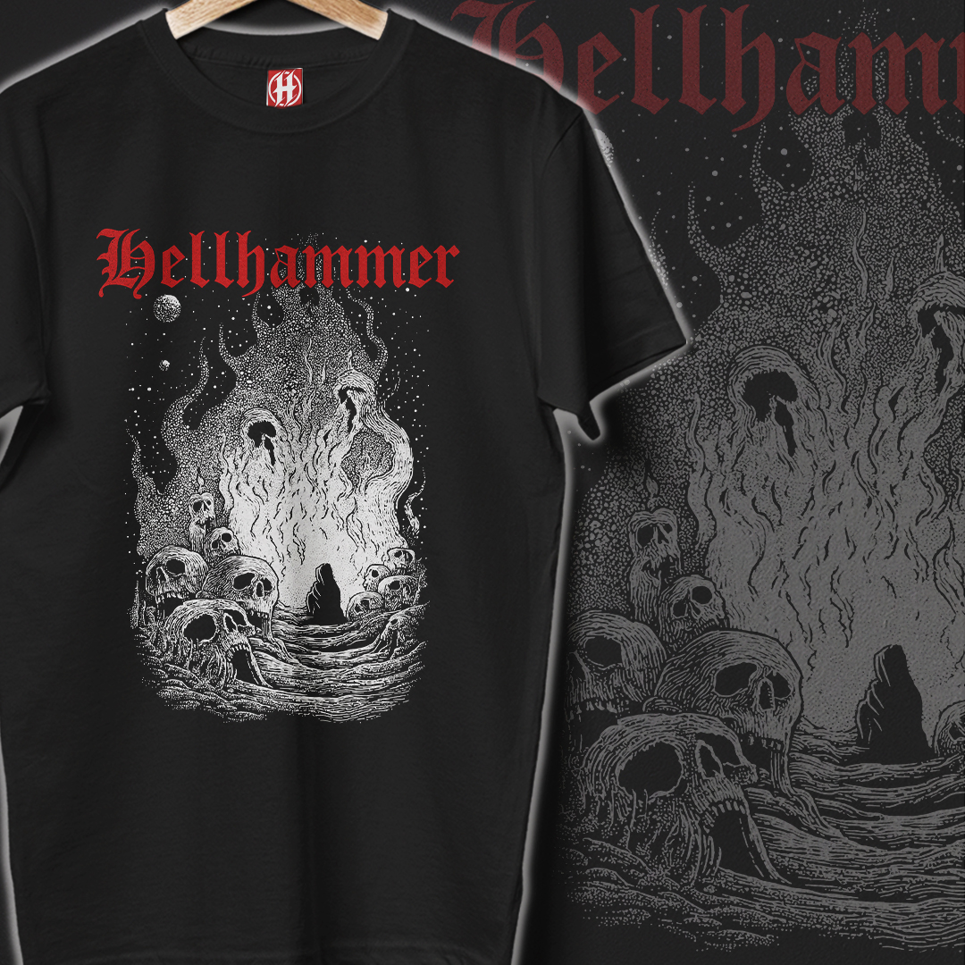 Camiseta Hellhammer | Skull Sermon