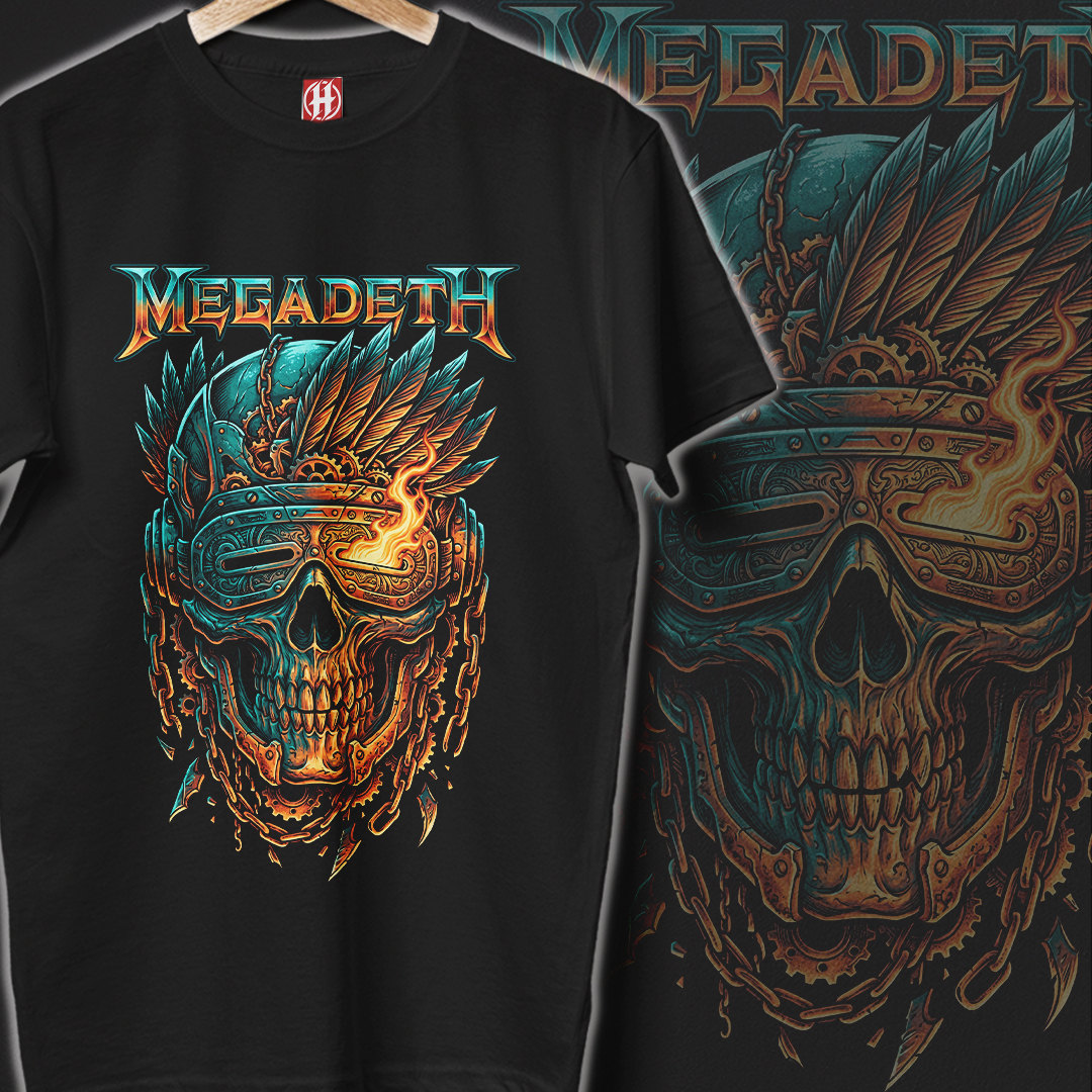 Camiseta Megadeth | Flaming Vic