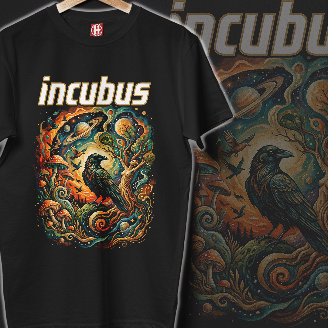 Camiseta Incubus | Cosmic Raven