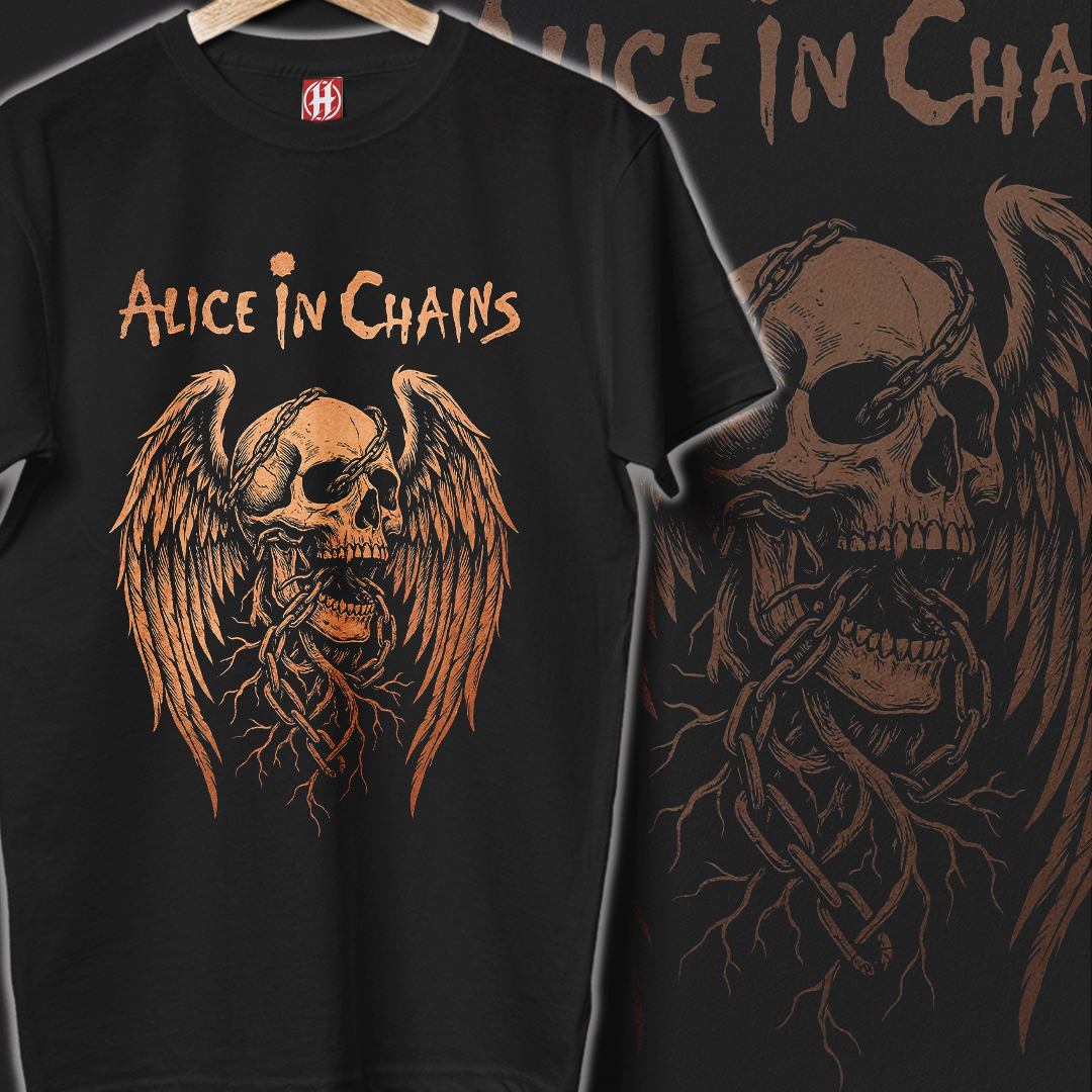 Camiseta Alice in Chains | Chains and Wings