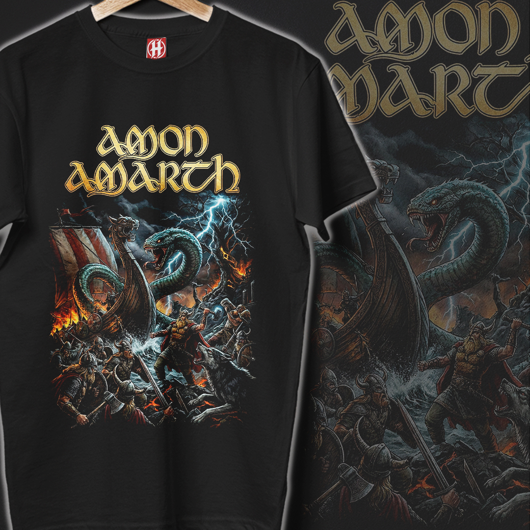 Camiseta Amon Amarth | Rise Of Jormungand
