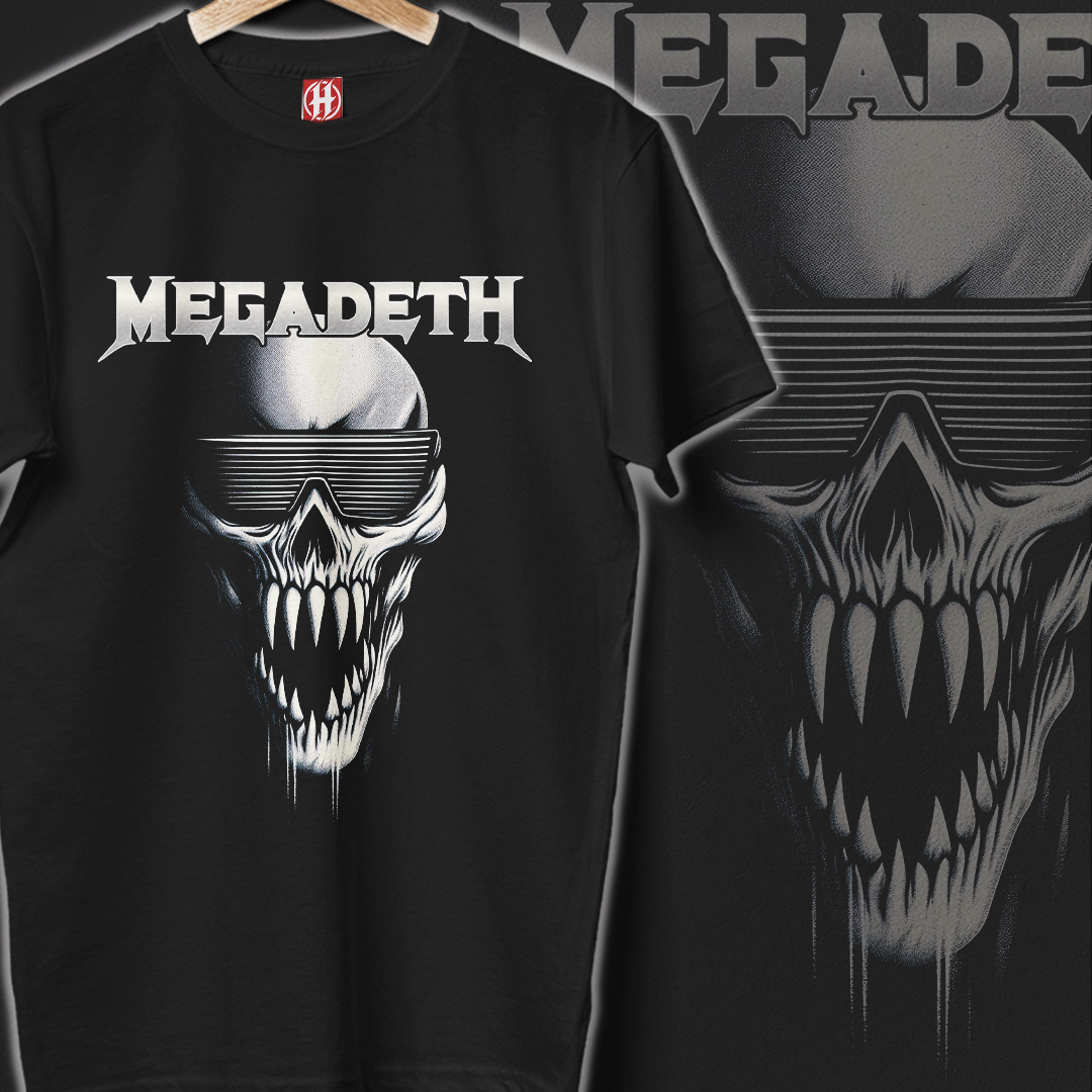 Camiseta Megadeth | Peacebound Skull