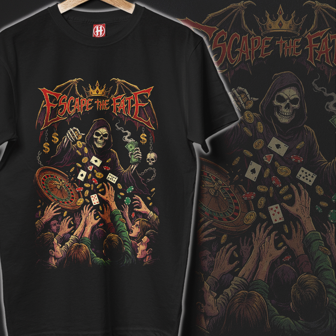 Camiseta Escape The Fate | One For The Money