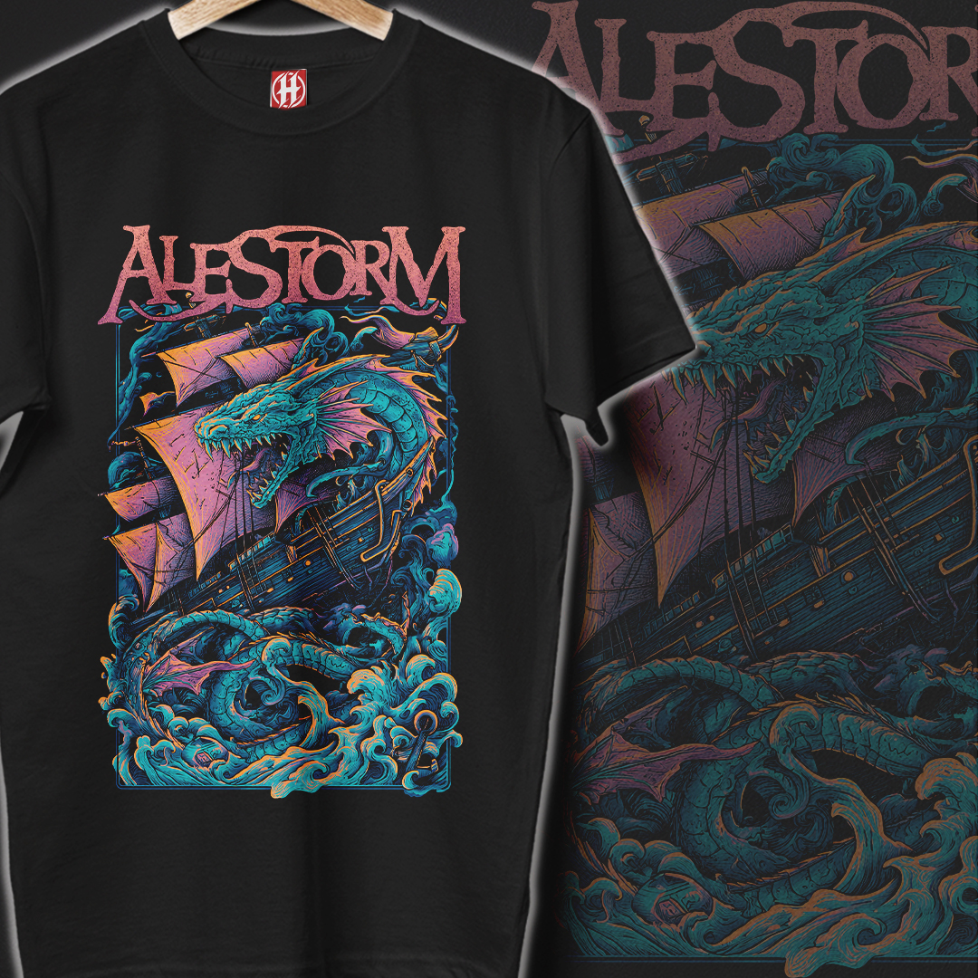 Camiseta Alestorm | Sea Serpent Strike