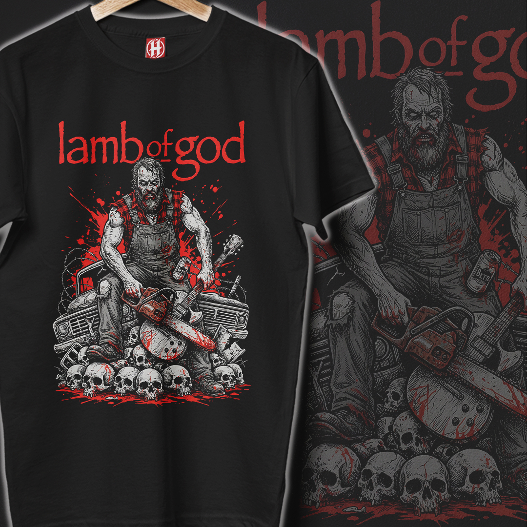 Camiseta Lamb of God | Redneck Rage