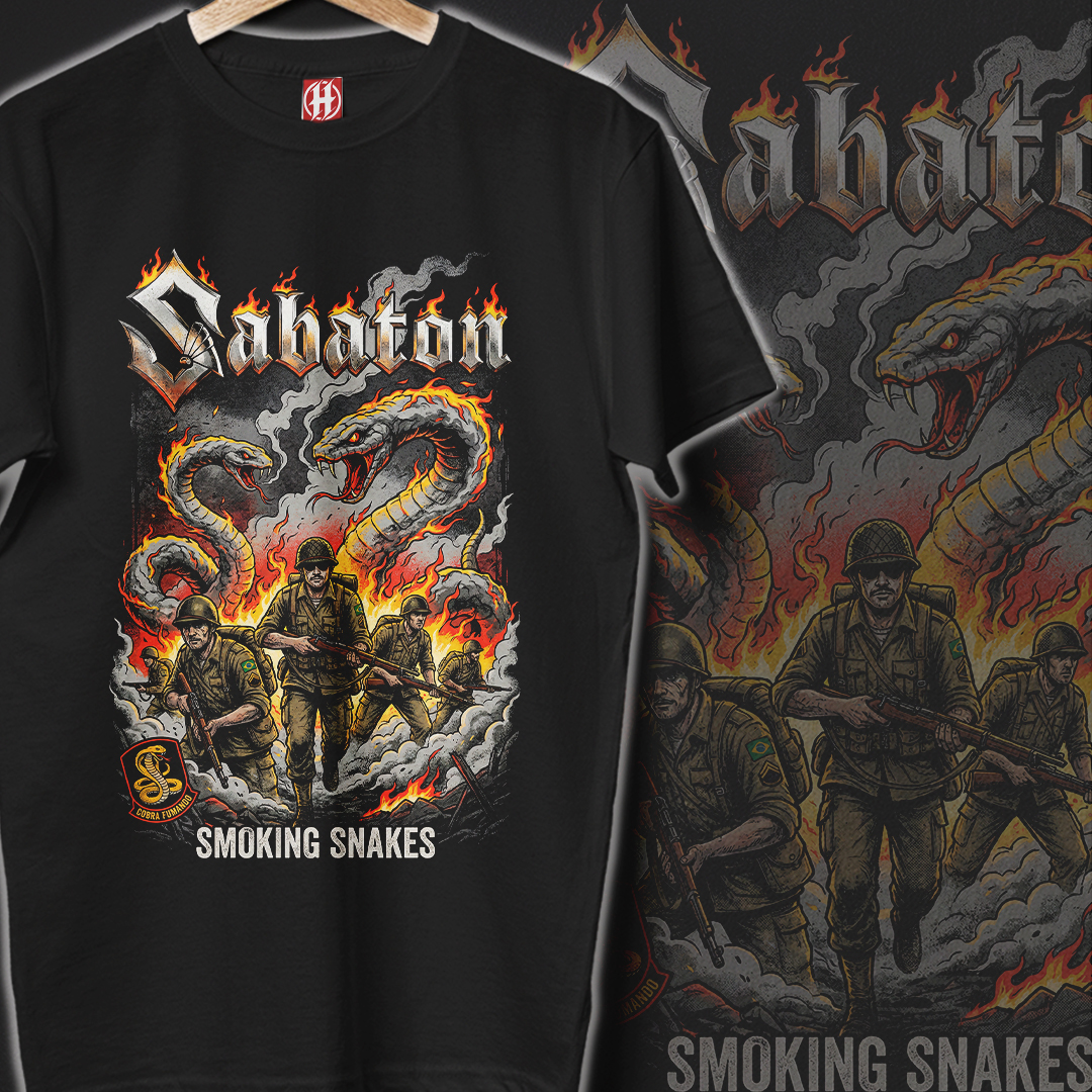 Camiseta Sabaton | Smoking Snakes
