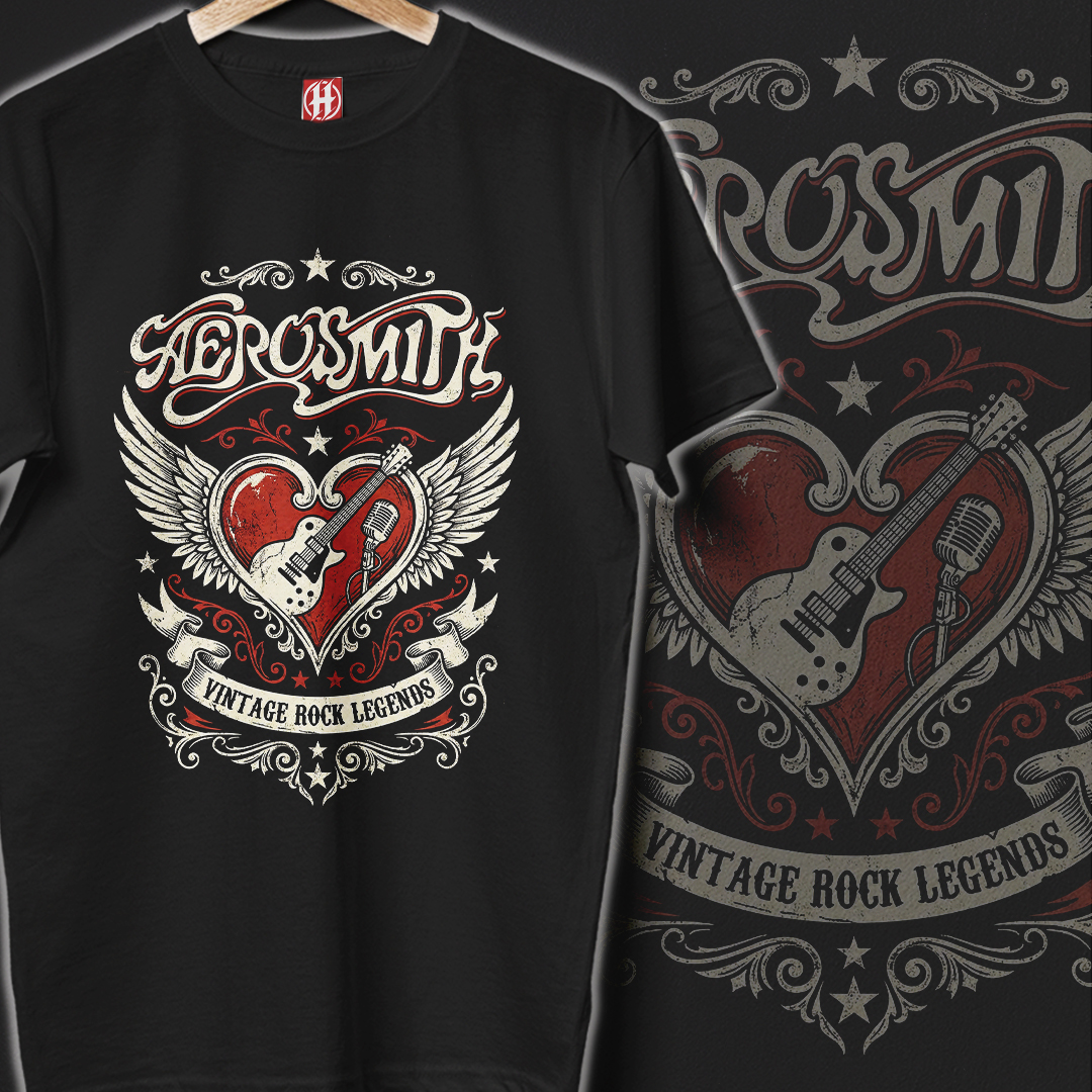 Camiseta Aerosmith | Vintage Rock Legends