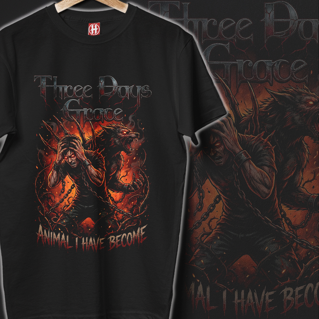 Camiseta Three Days Grace | Animal I Have Become