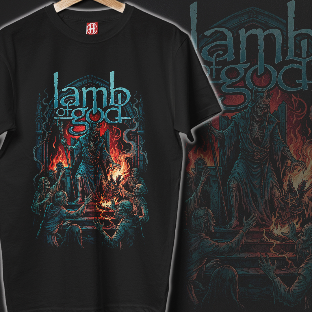 Camiseta Lamb of God | Undead King