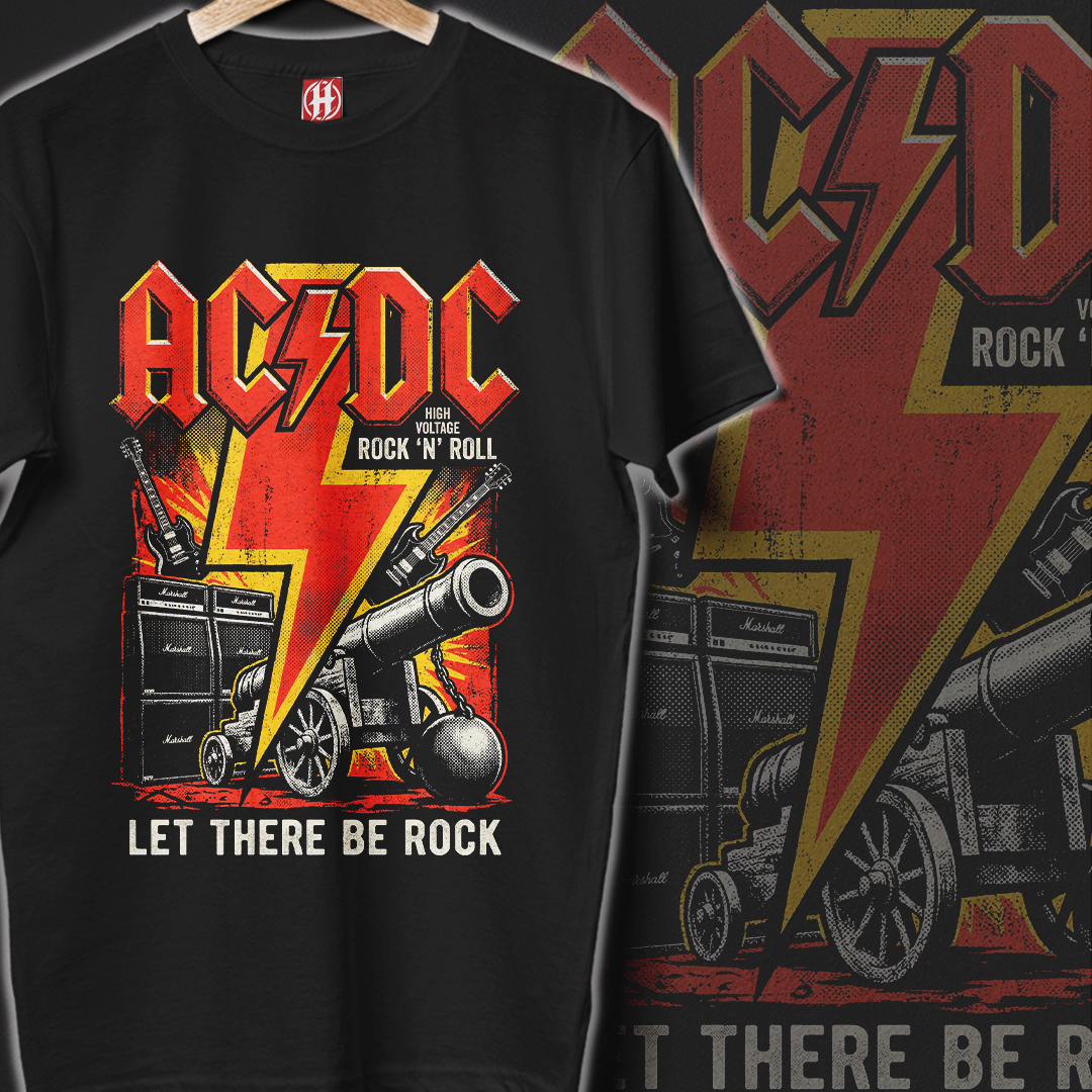 Camiseta AC/DC | Let There Be Rock