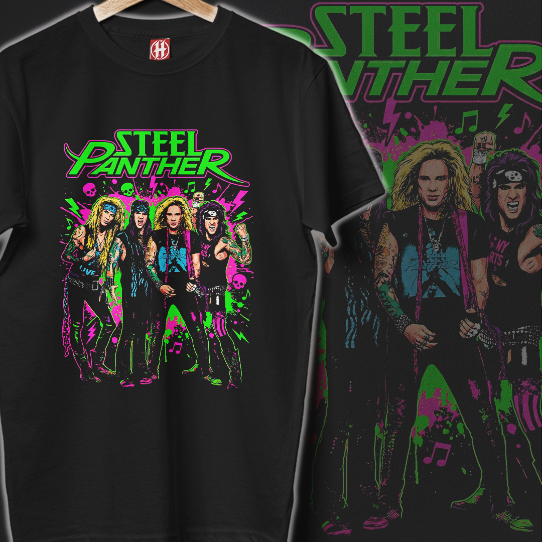 Camiseta Steel Panther | Shock Glam