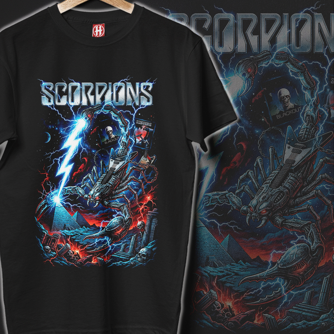 Camiseta Scorpions | Blackout Thunder