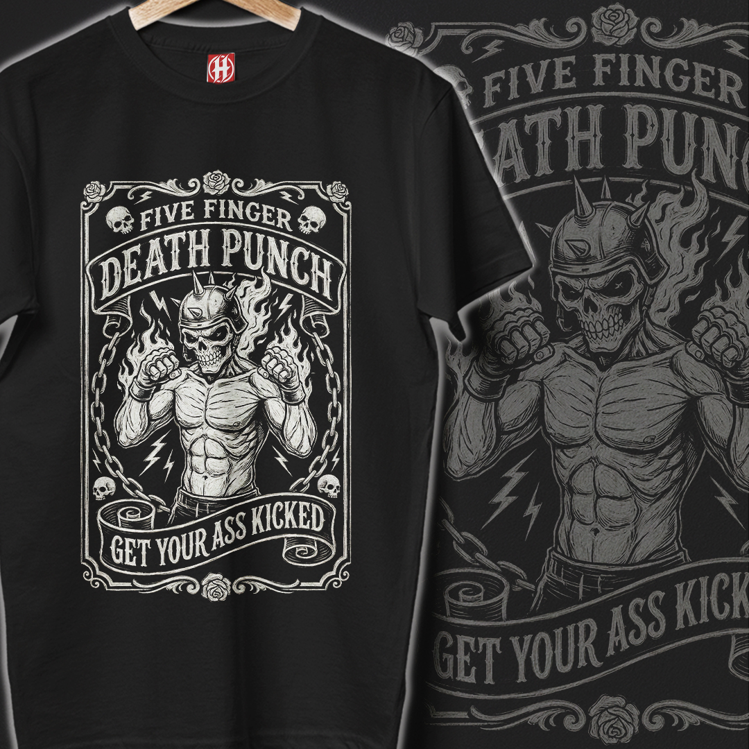 Camiseta Five Finger Death Punch | Get Your Ass Kicked