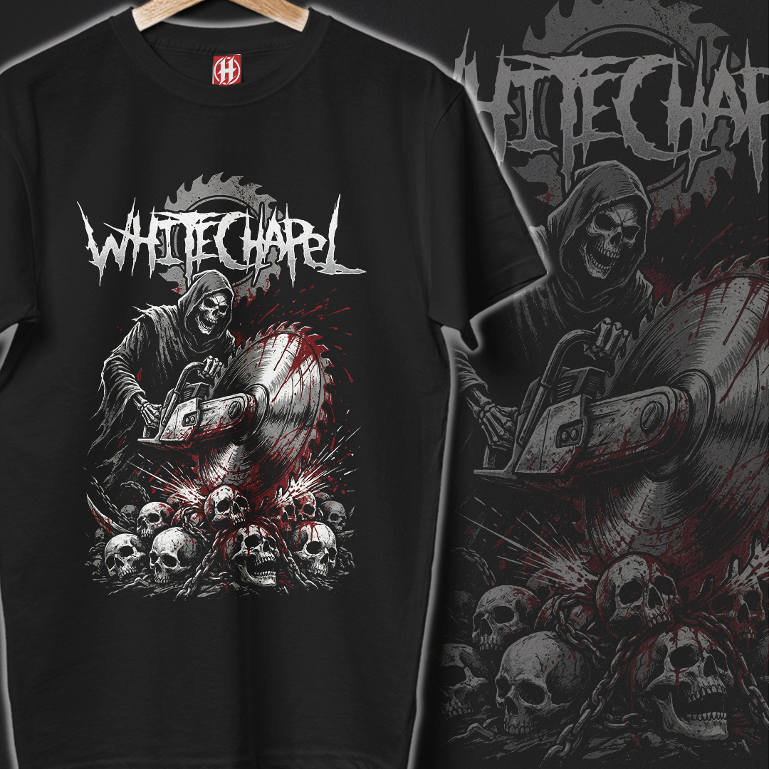 Camiseta Whitechapel | Death By Saw