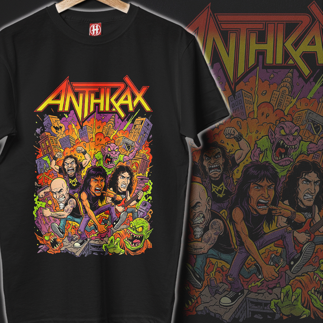 Camiseta Anthrax | Gung Ho Attack