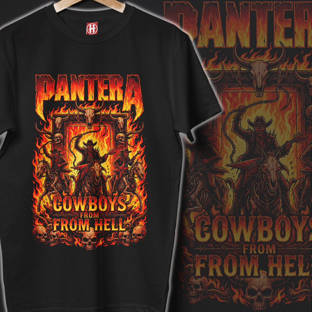 Camiseta Pantera | Cowboys From Hell