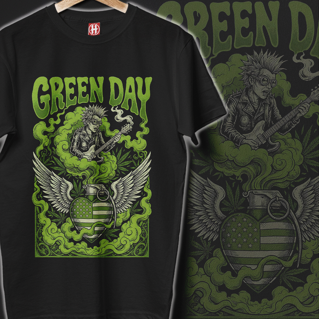 Camiseta Green Day | Herbal Riot